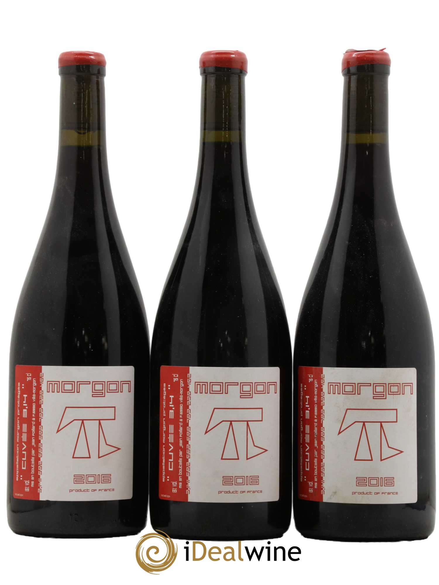 Morgon 3.14 Jean Foillard 2016 - Lot de 3 bouteilles - 0