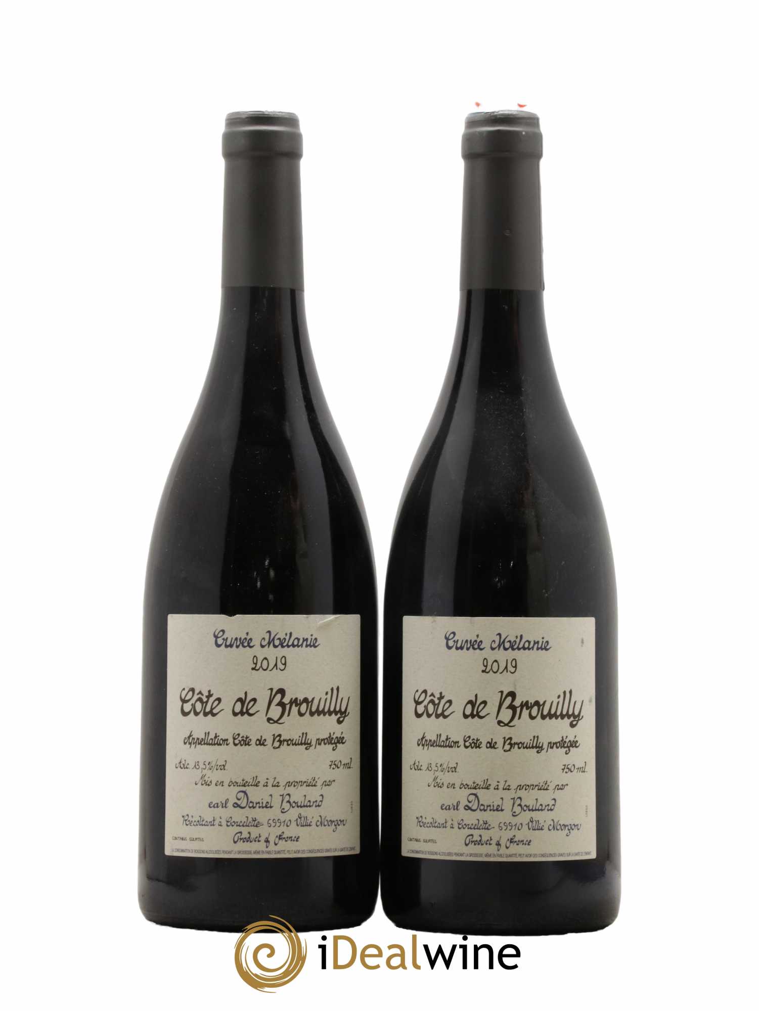 Côte de Brouilly Cuvée Mélanie Daniel Bouland (Domaine) 2019 - Lot de 2 bouteilles - 0