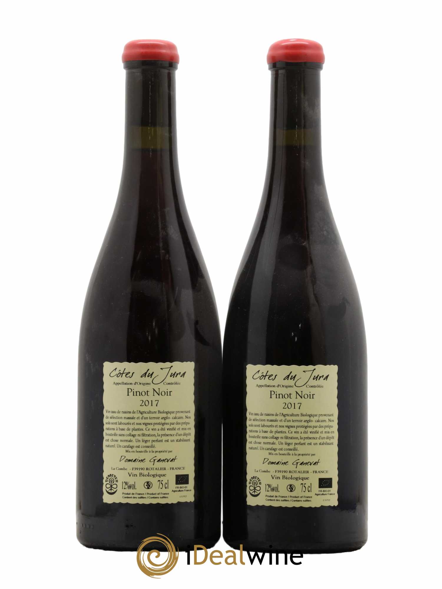 Côtes du Jura Cuvée Julien Jean-François Ganevat (Domaine) 2017 - Lot de 2 bouteilles - 1
