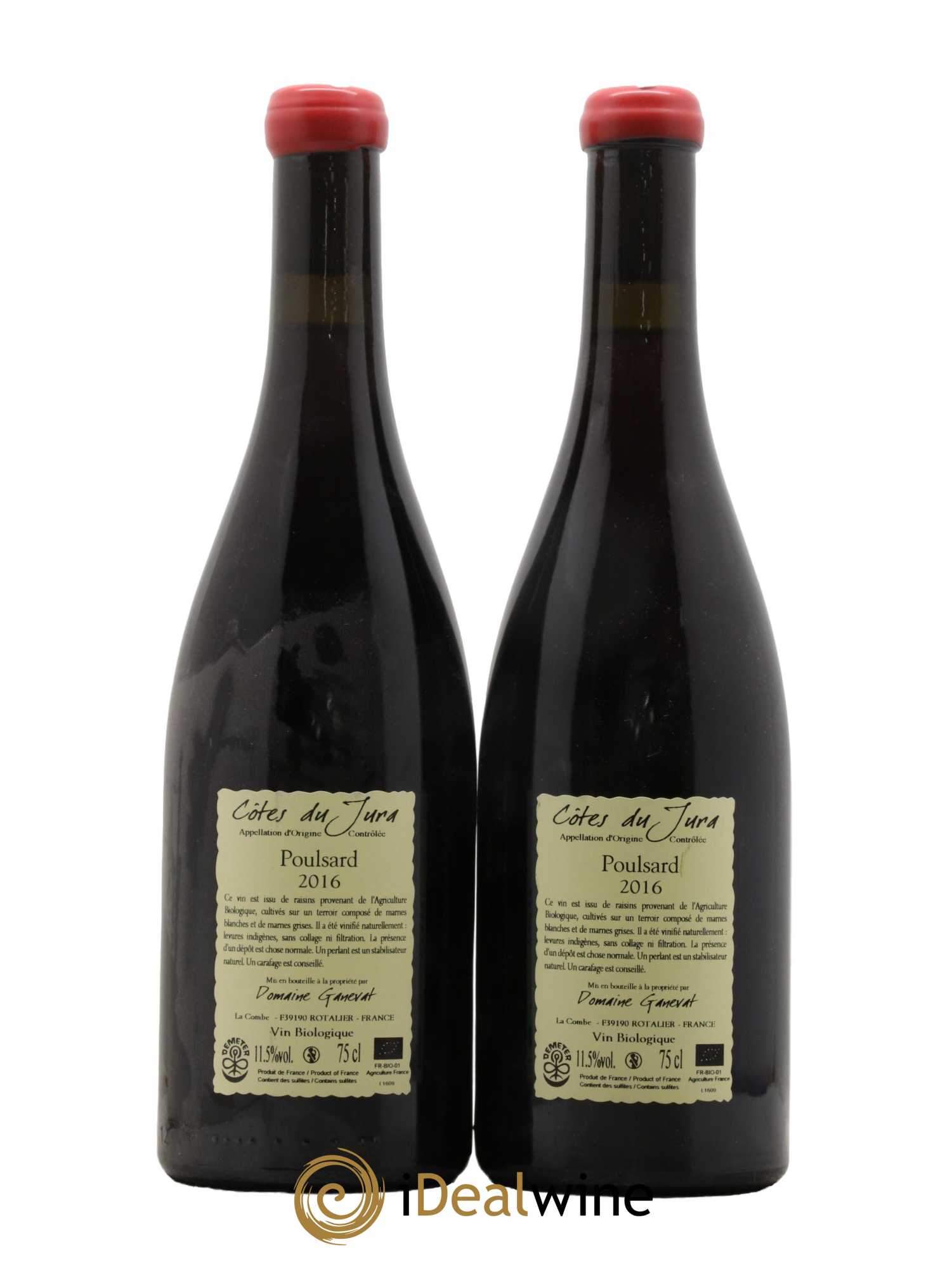 Côtes du Jura Cuvée de l'Enfant Terrible Jean-François Ganevat (Domaine) 2016 - Lot de 2 bouteilles - 1