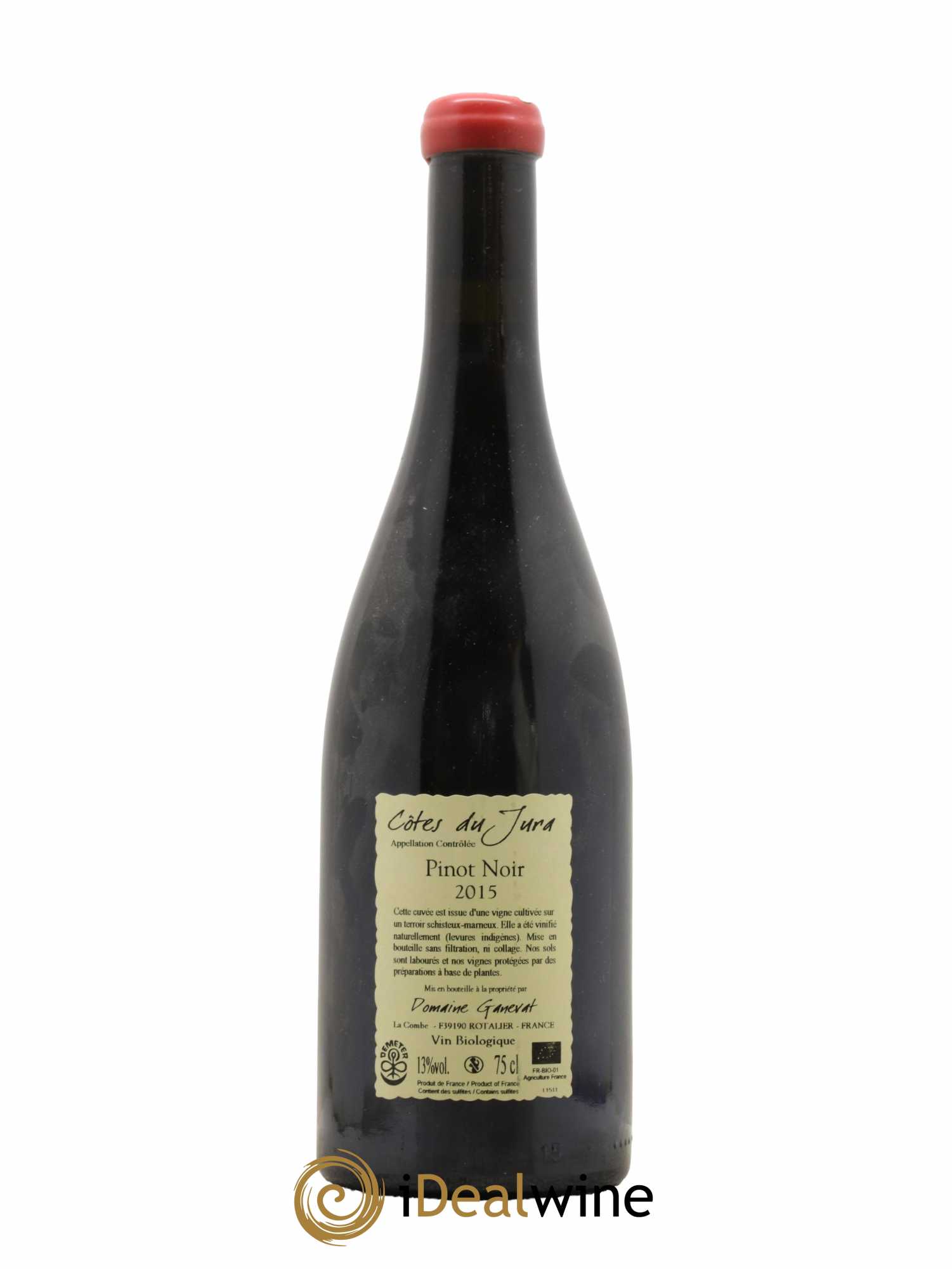 Côtes du Jura Pinot Noir En Billat Jean-François Ganevat (Domaine) 2015 - Lot de 1 bouteille - 1