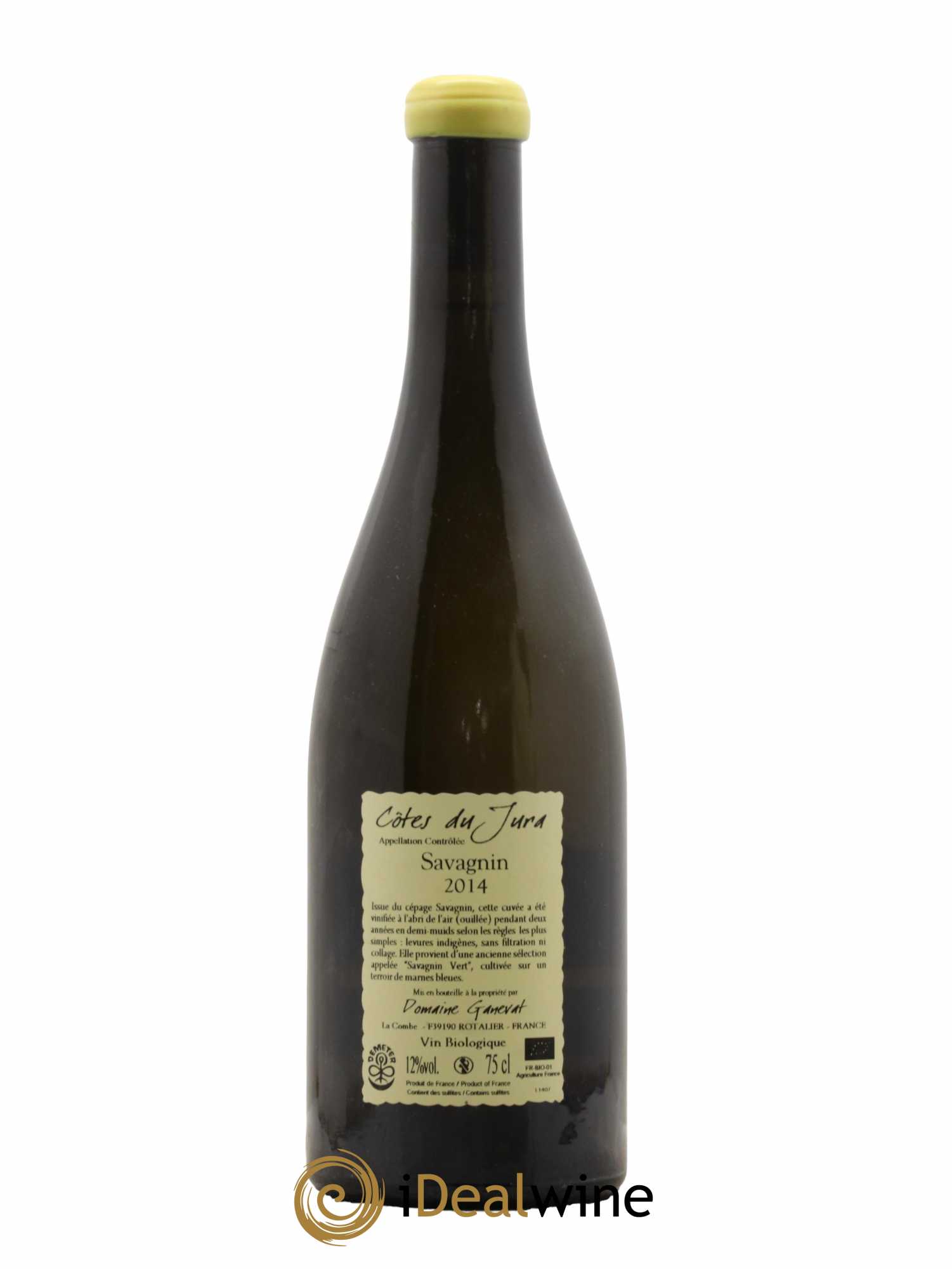 Côtes du Jura Les Chalasses Marnes Bleues Jean-François Ganevat (Domaine) 2014 - Lot de 1 bouteille - 1