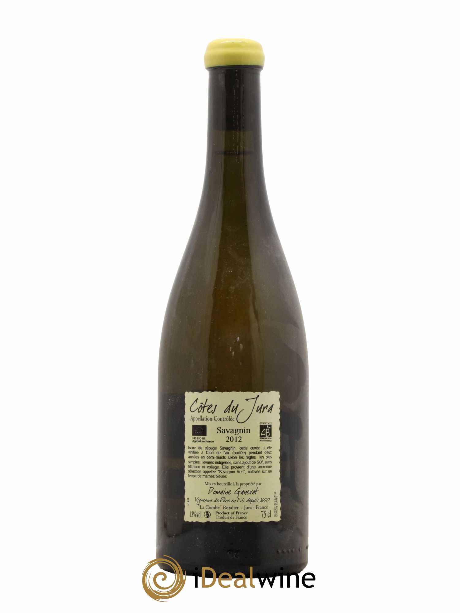 Côtes du Jura Les Chalasses Marnes Bleues Jean-François Ganevat (Domaine) 2012 - Lot de 1 bouteille - 1