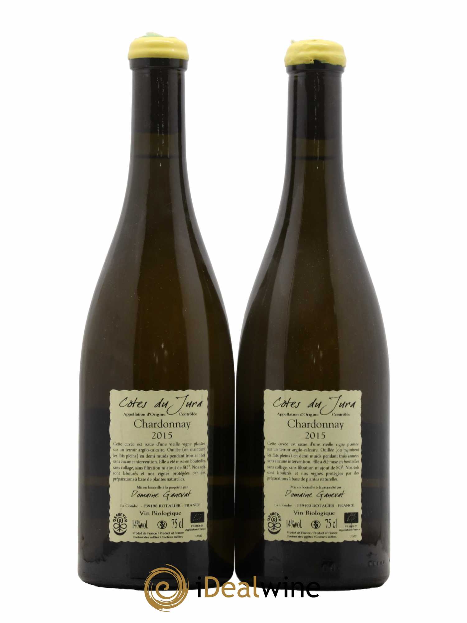 Côtes du Jura Les Chamois du Paradis Jean-François Ganevat (Domaine) 2015 - Lot de 2 bouteilles - 1