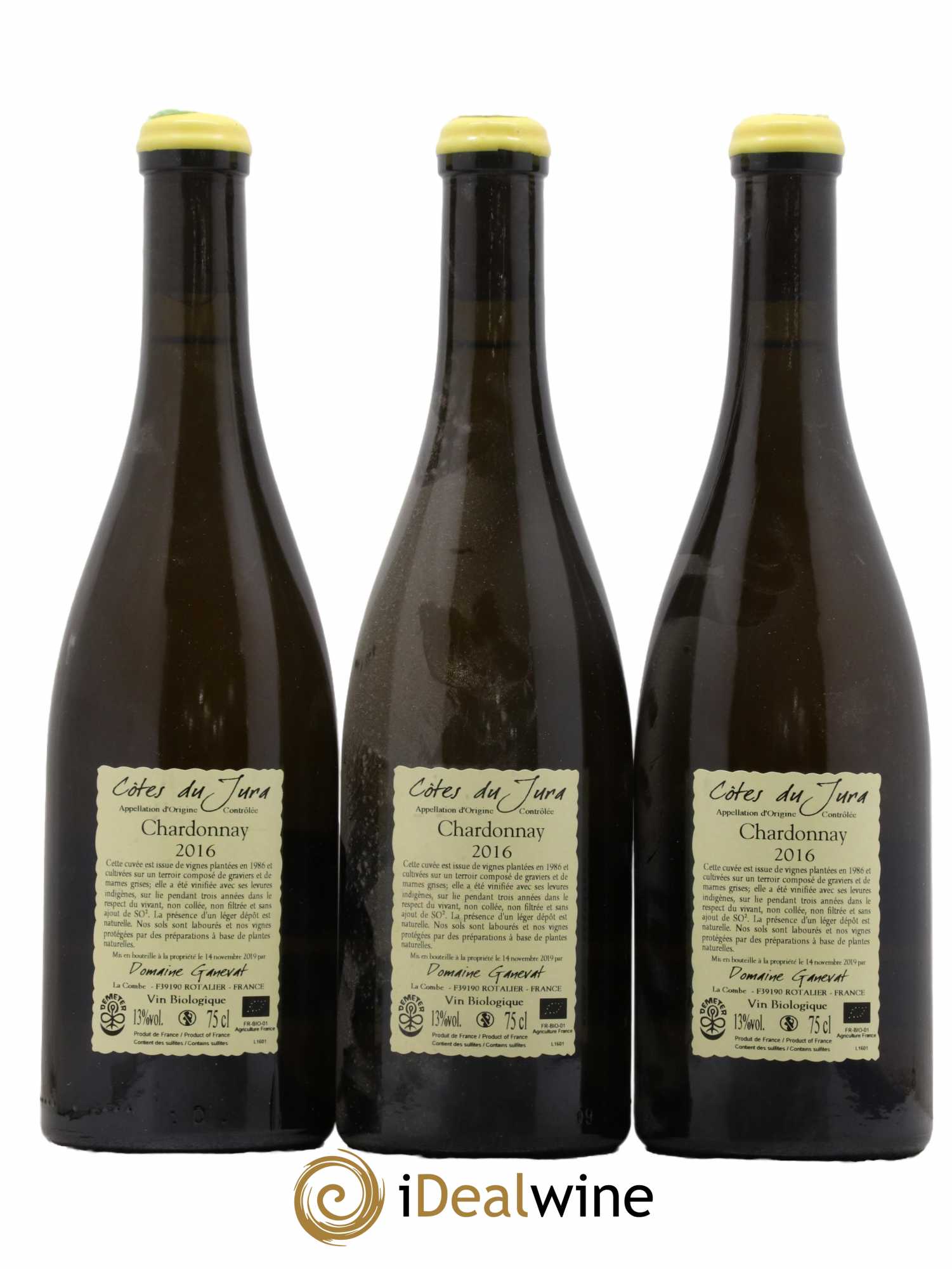Côtes du Jura Cuvée Florine Jean-François Ganevat (Domaine) 2016 - Lot de 3 bouteilles - 1