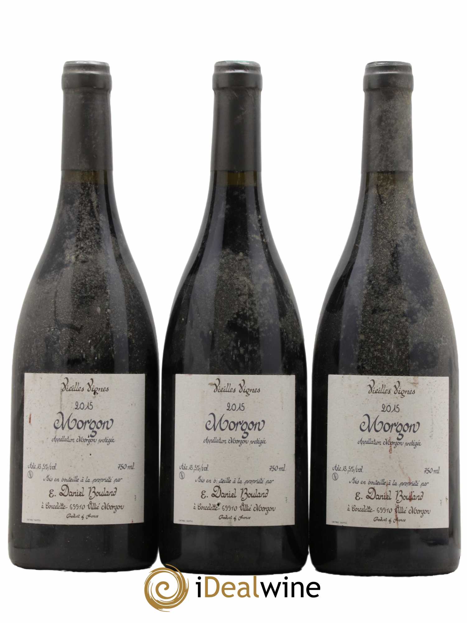 Morgon Vieilles Vignes Daniel Bouland (Domaine) 2015 - Lot de 3 bouteilles - 0