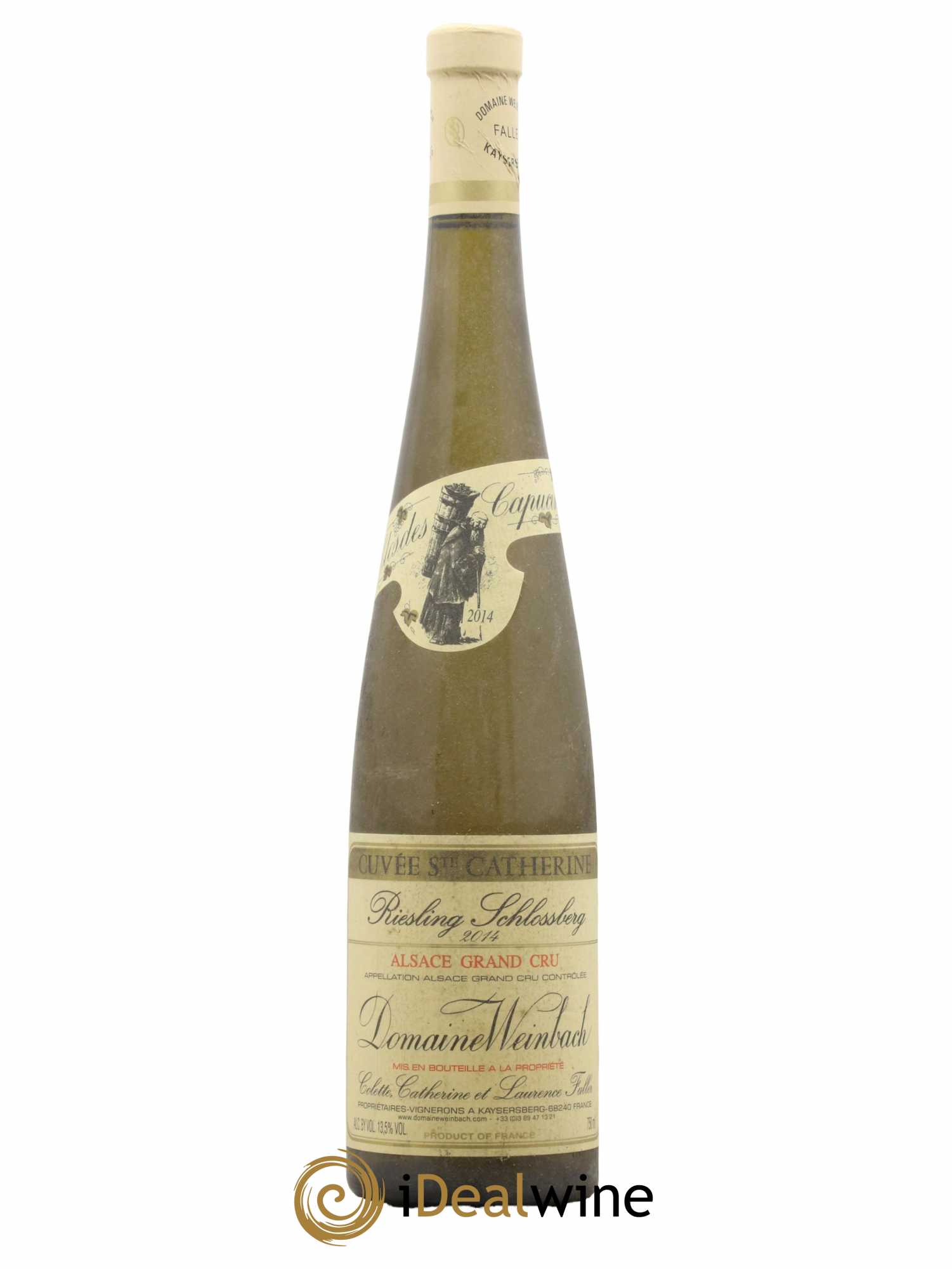 Alsace Grand Cru Schlossberg Riesling Weinbach (Domaine) Cuvee Sainte Catherine 2014 - Lot de 1 bouteille - 0