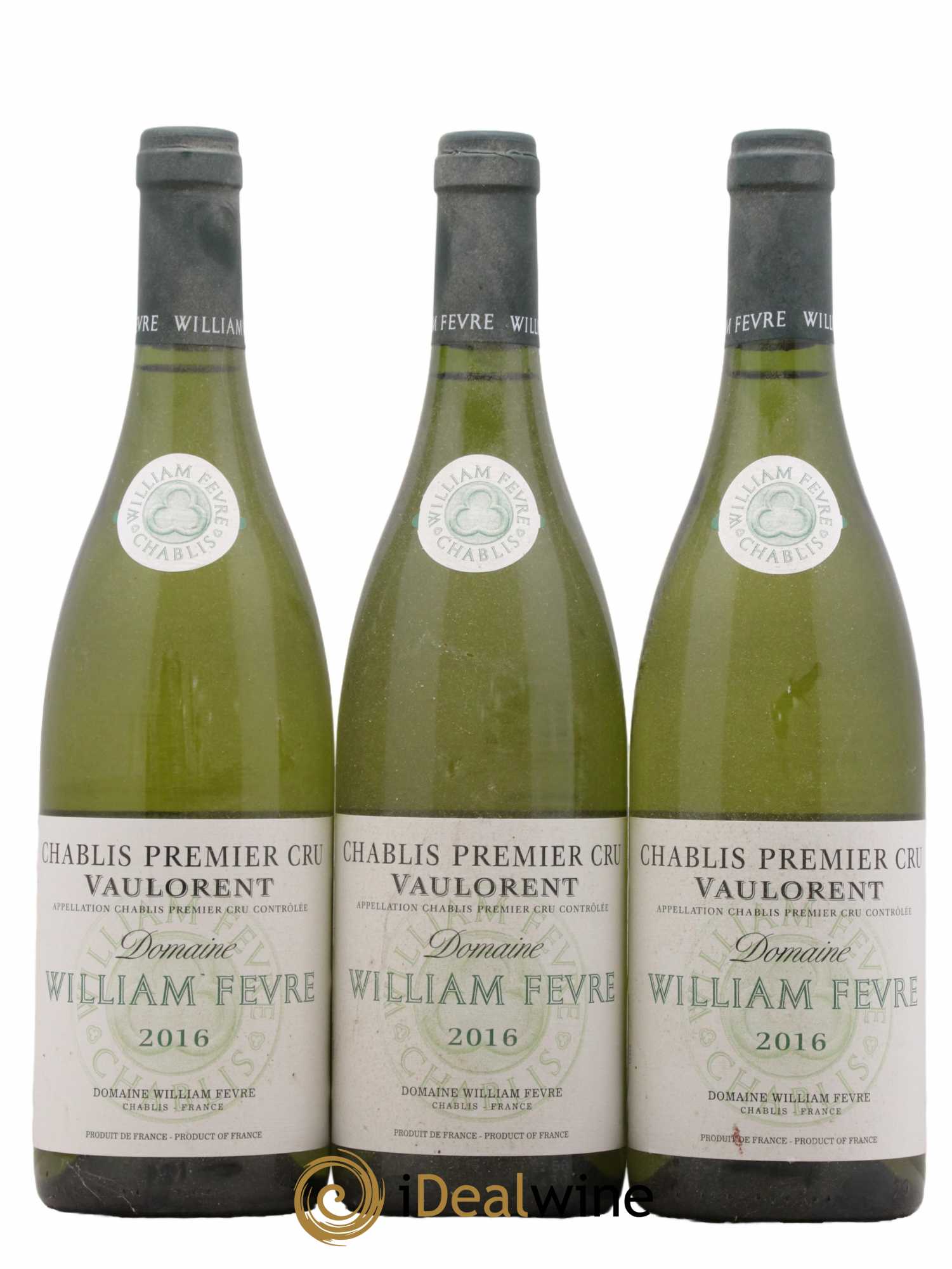 Chablis 1er Cru Vaulorent William Fèvre 2016 - Lot de 3 bouteilles - 0