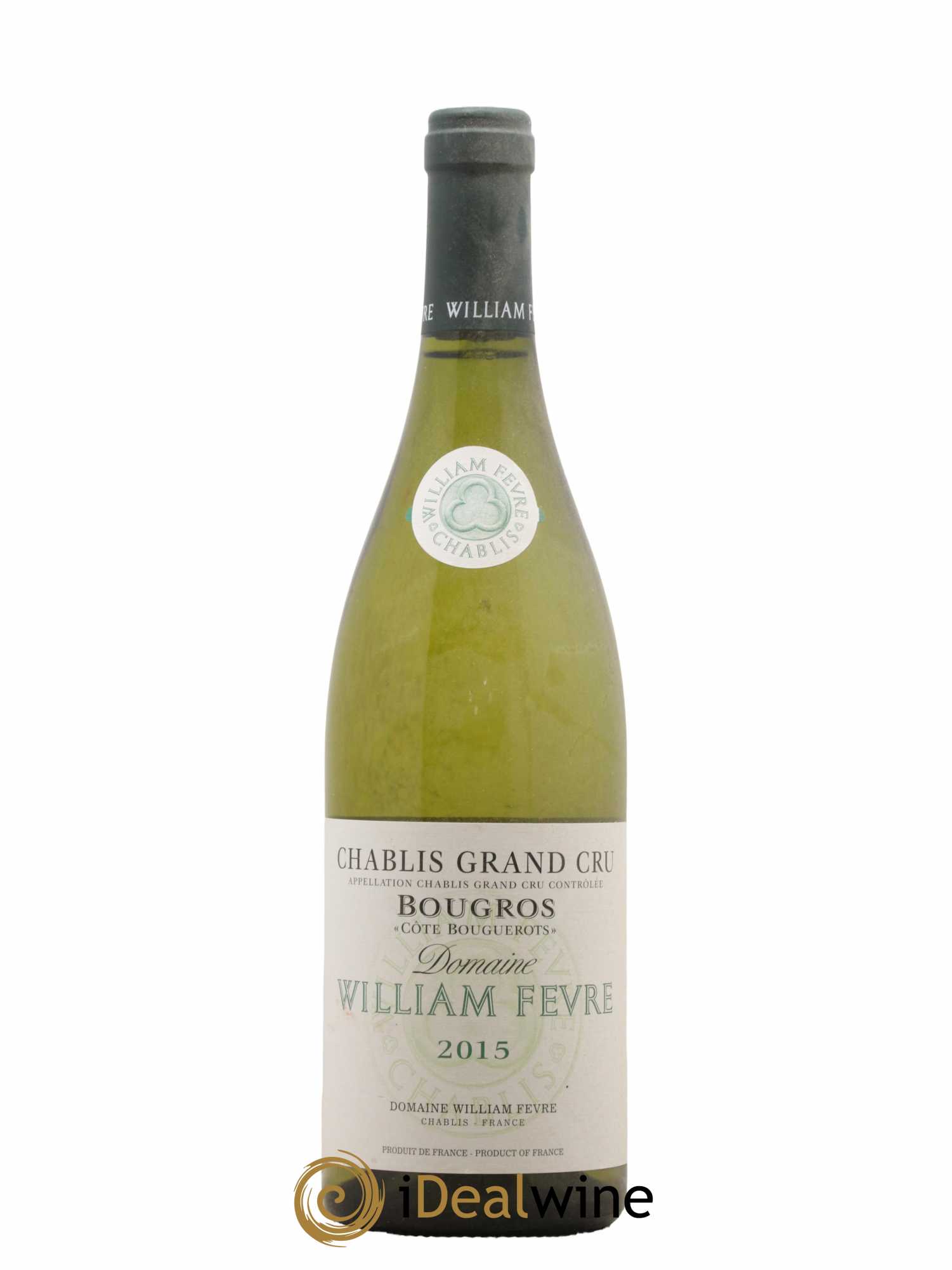 Chablis Grand Cru Bougros Côte Bouguerots William Fèvre 2015 - Lot de 1 bouteille - 0