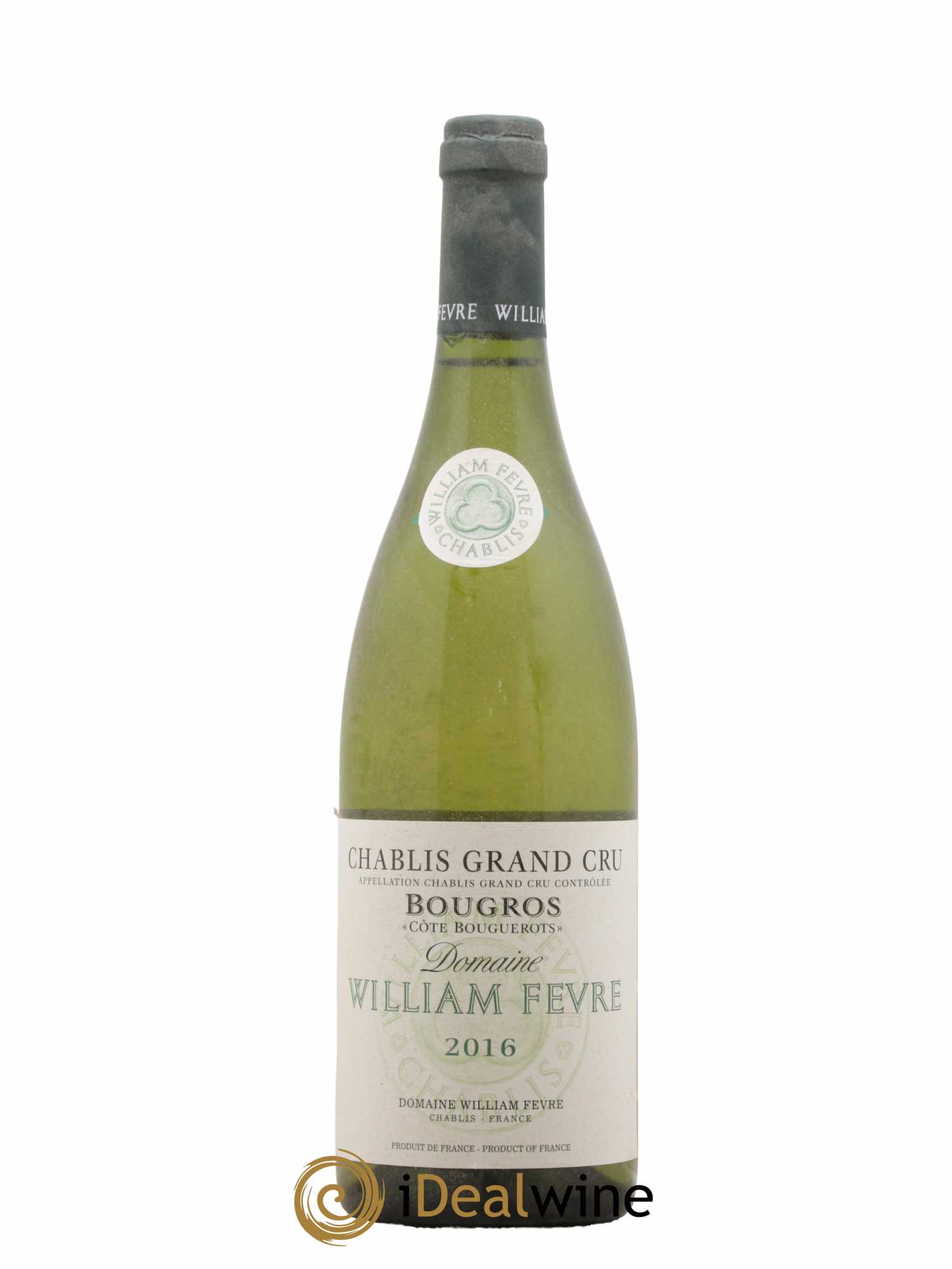 Chablis Grand Cru Bougros Côte Bouguerots William Fèvre 2016 - Lot de 1 bouteille - 0