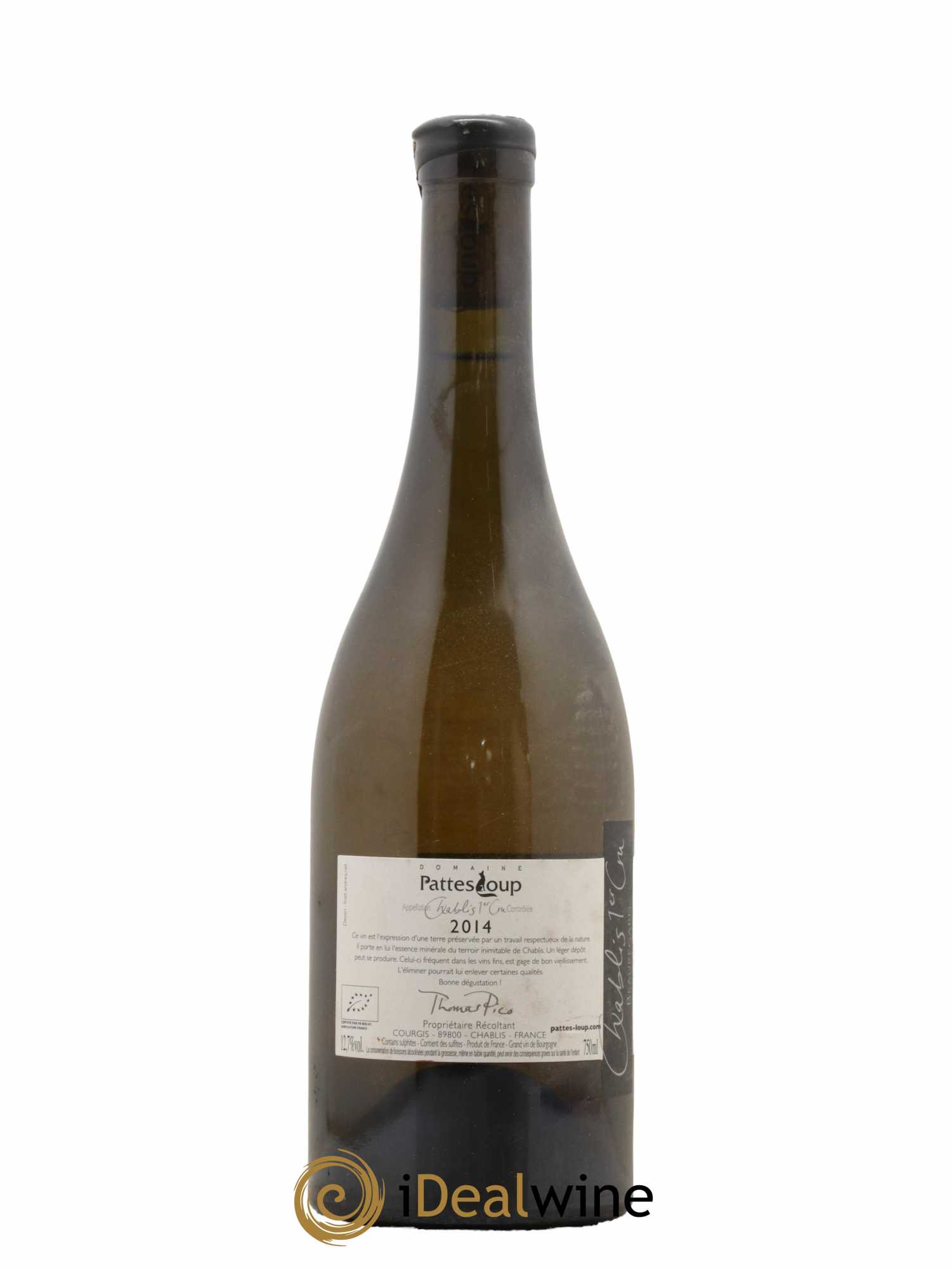 Chablis 1er Cru Beauregard Pattes Loup (Domaine) 2014 - Lot de 1 bouteille - 1