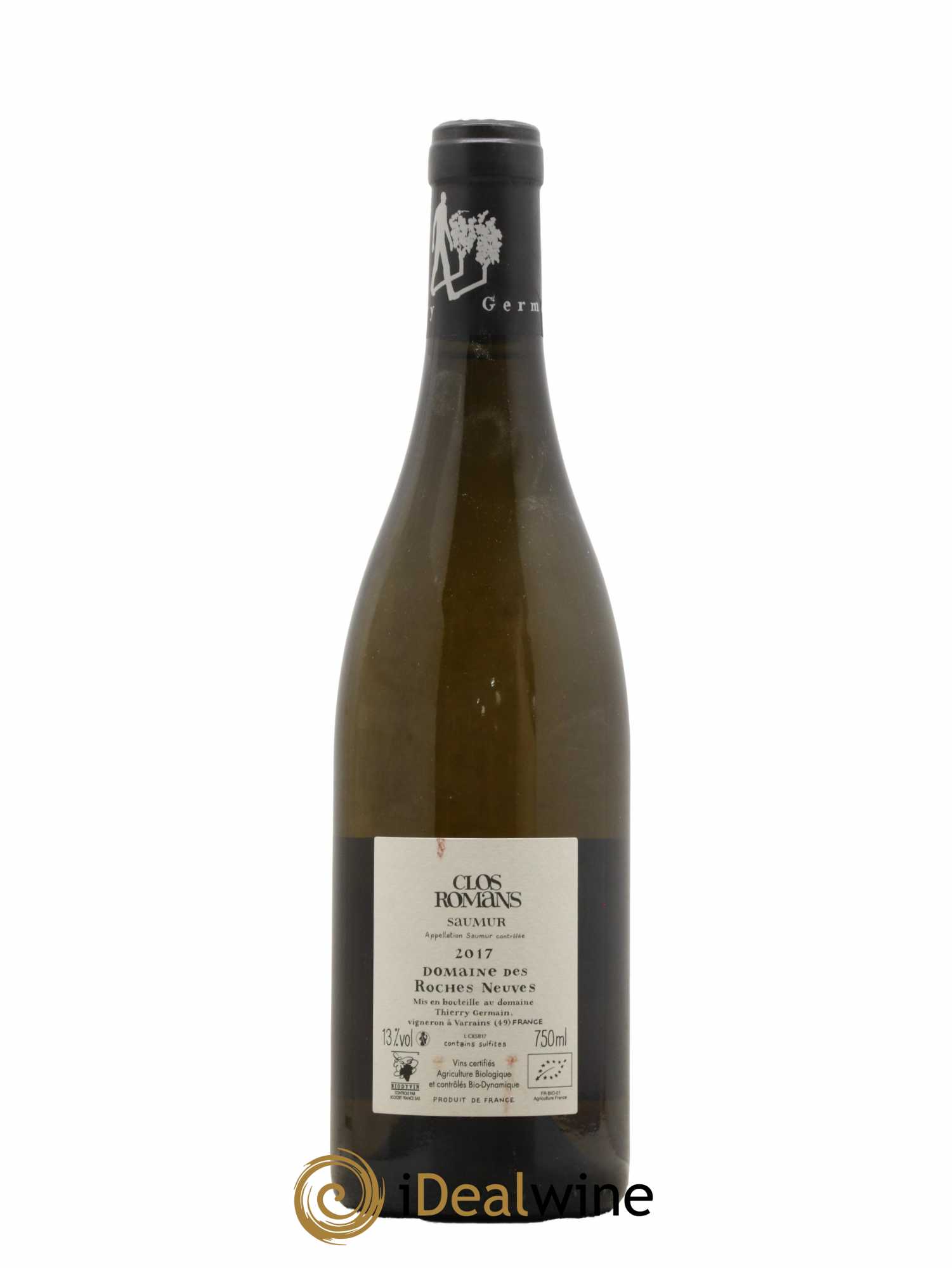 Saumur Clos Romans Domaine des Roches Neuves - Thierry Germain 2017 - Lot de 1 bouteille - 1