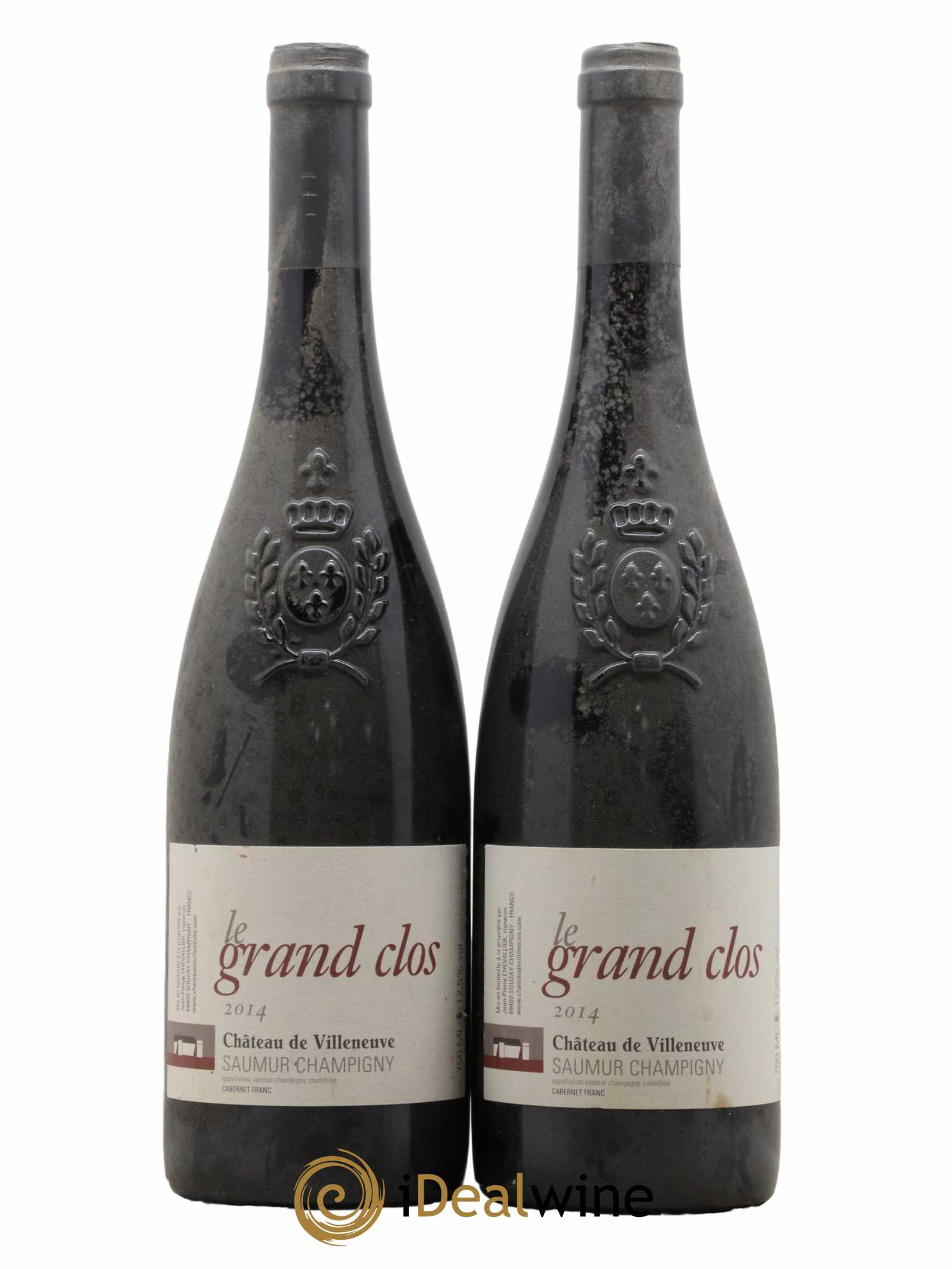 Saumur-Champigny Le Grand Clos Château de Villeneuve 2014 - Lot de 2 bouteilles - 0