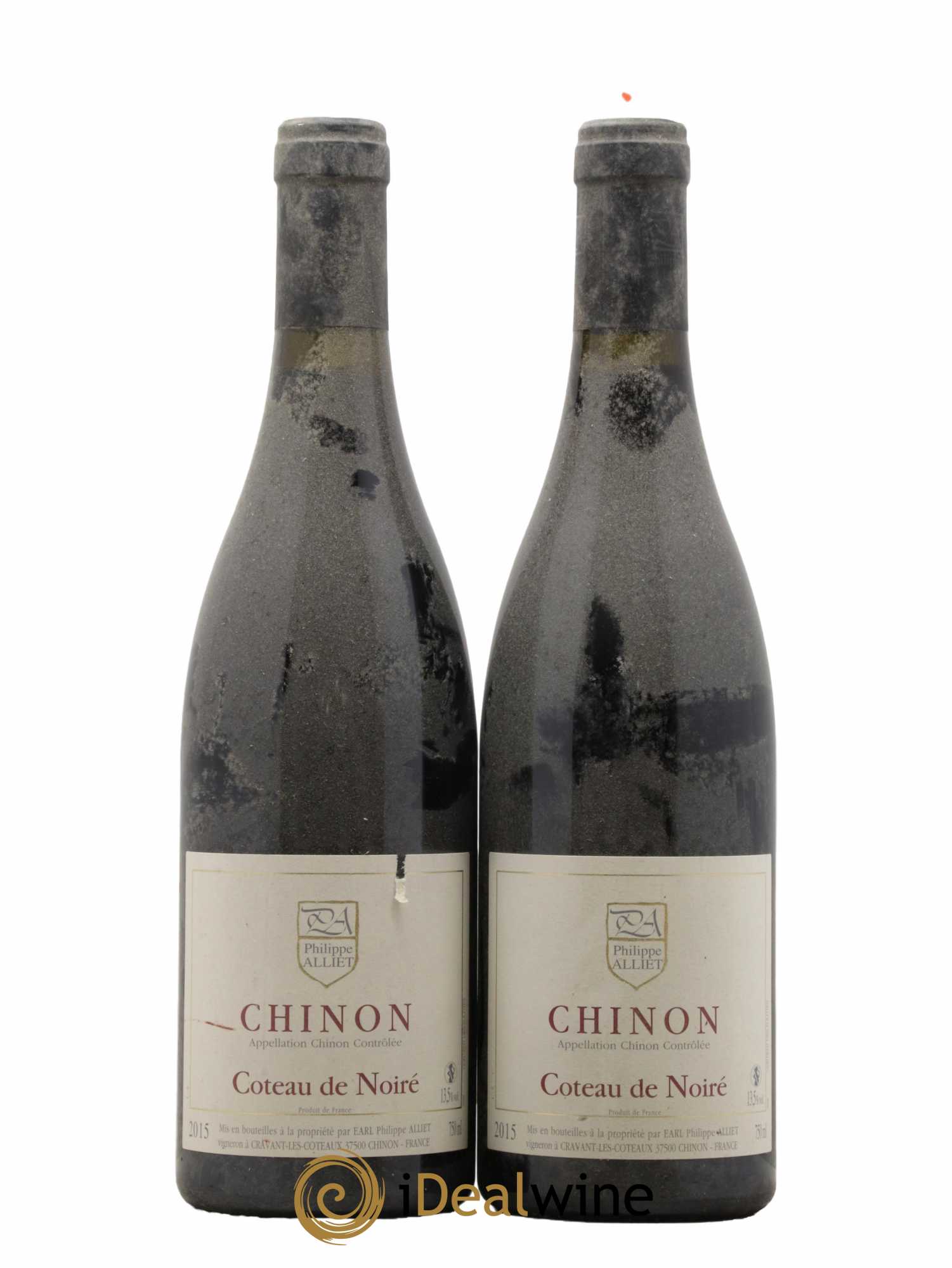 Chinon Coteau de Noiré Philippe Alliet 2015 - Lot de 2 bouteilles - 0