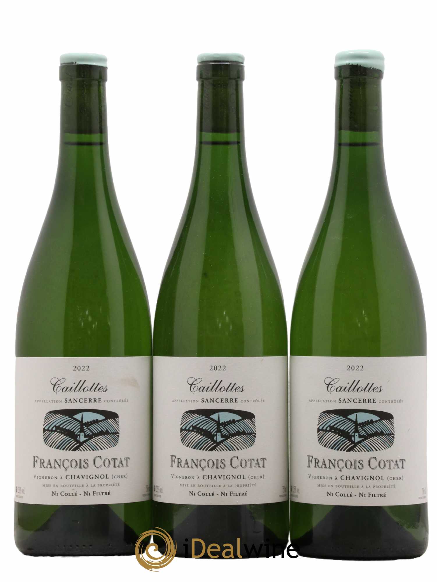 Sancerre Les Caillottes François Cotat 2022 - Lot de 3 bouteilles - 0
