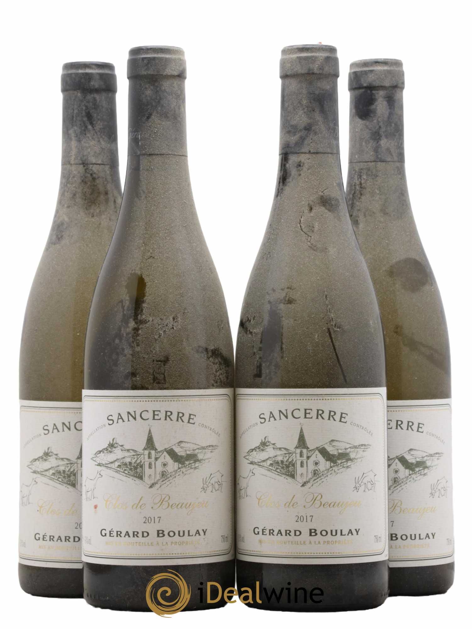 Sancerre Clos de Beaujeu Gérard Boulay 2017 - Lot de 4 bouteilles - 0