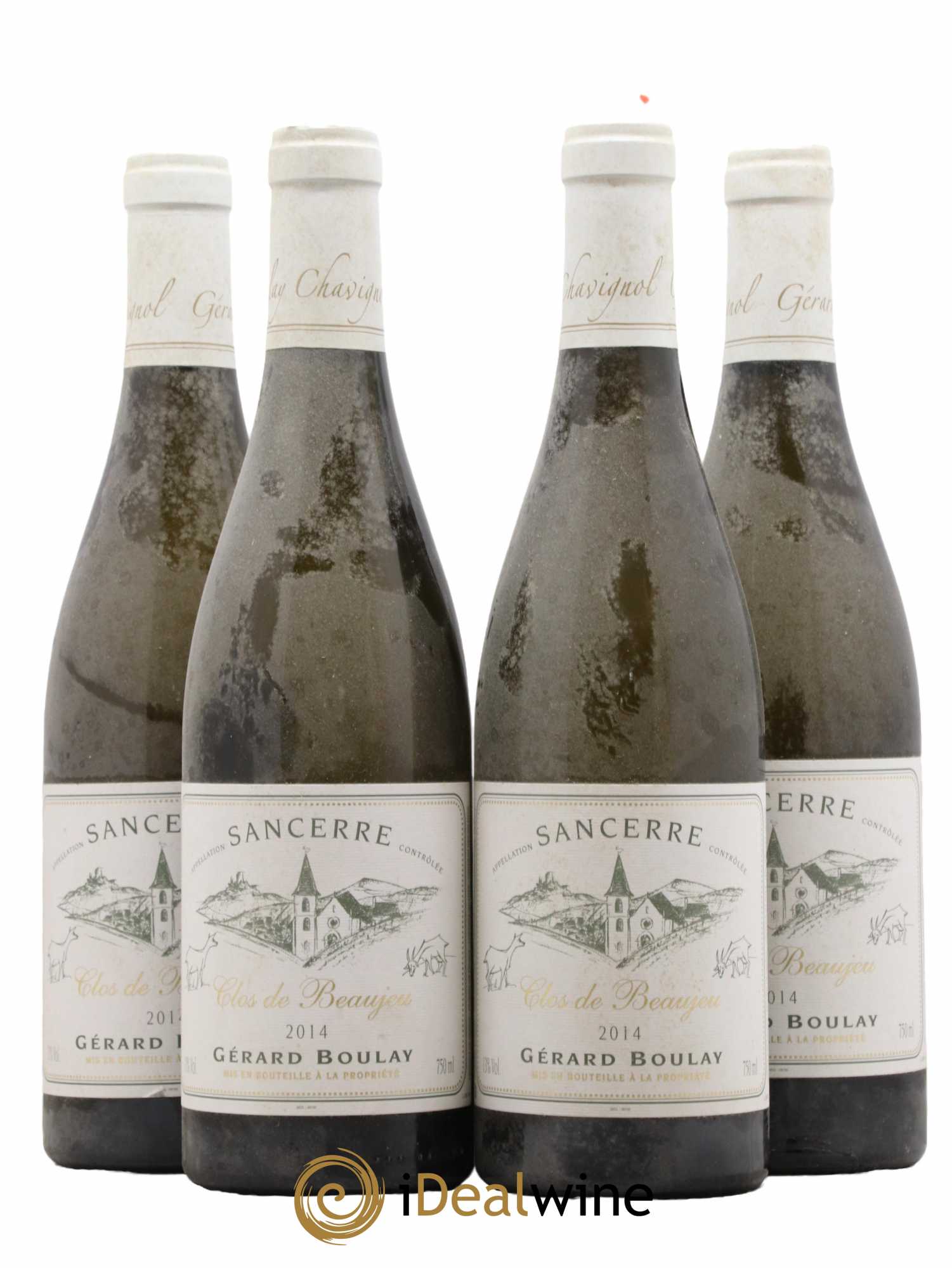 Sancerre Clos de Beaujeu Gérard Boulay 2014 - Lot de 4 bouteilles - 0