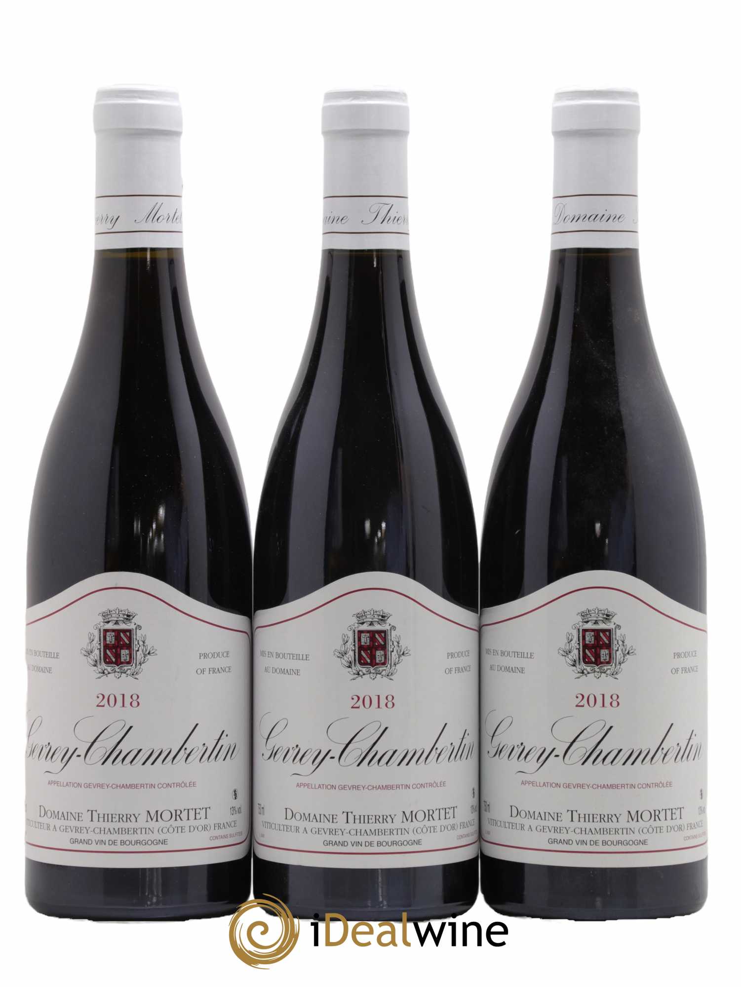 Gevrey-Chambertin Thierry Mortet (Domaine) 2018 - Lot de 3 bouteilles - 0