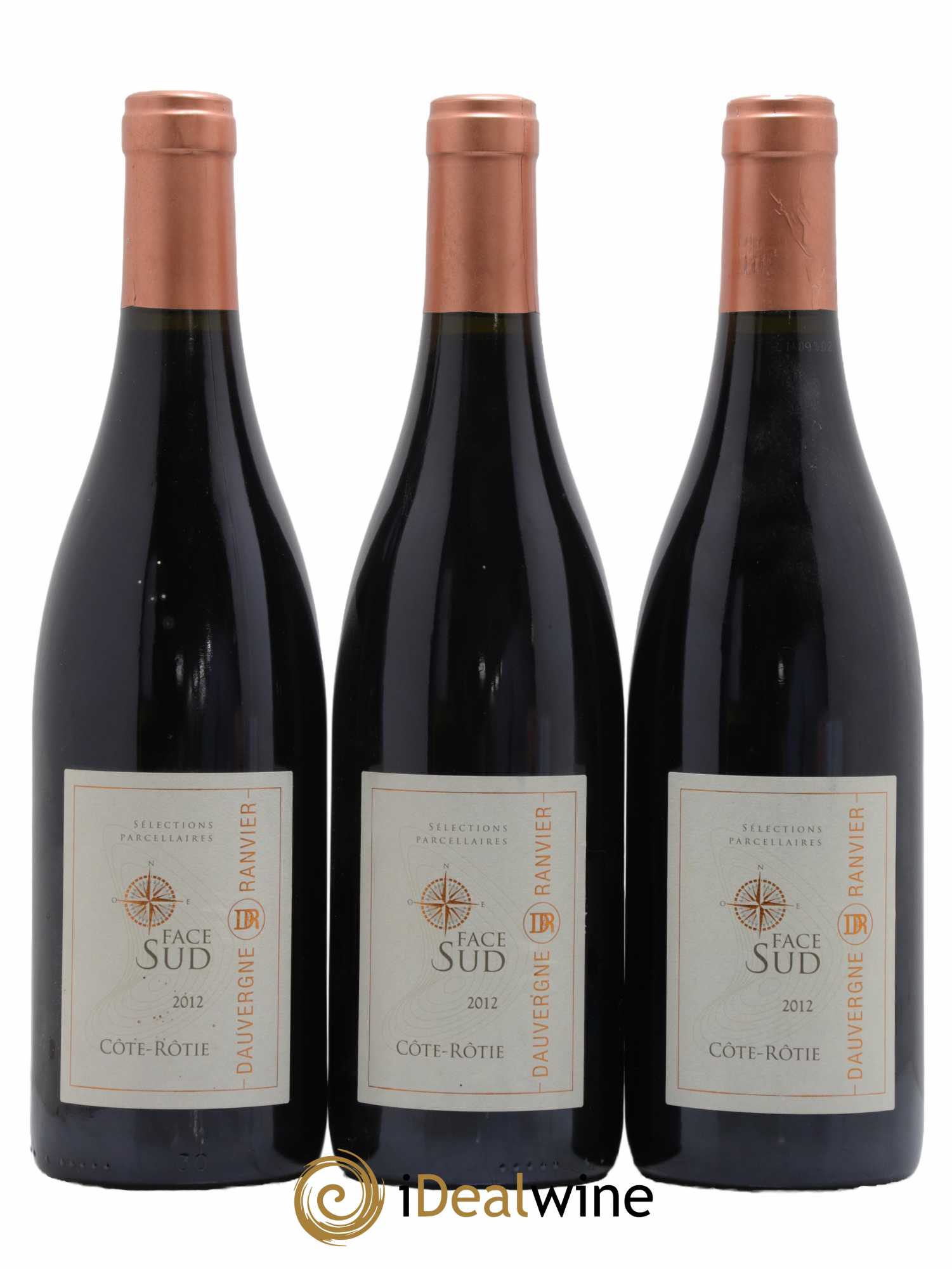 Côte-Rôtie Face Sud Dauvergne Ranvier 2012 - Lot de 3 bouteilles - 0