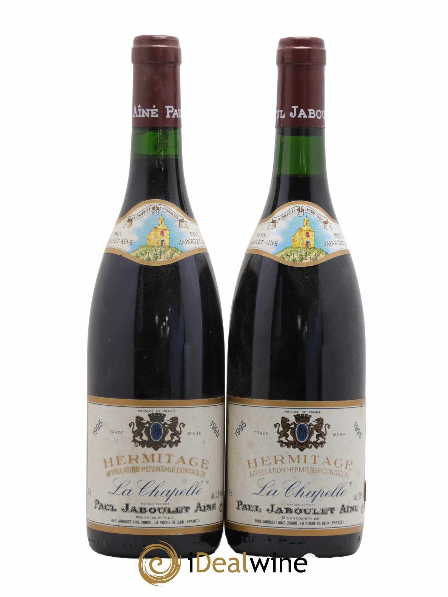 Hermitage La Chapelle Paul Jaboulet Ainé 1995 - Lot de 2 bouteilles - 0