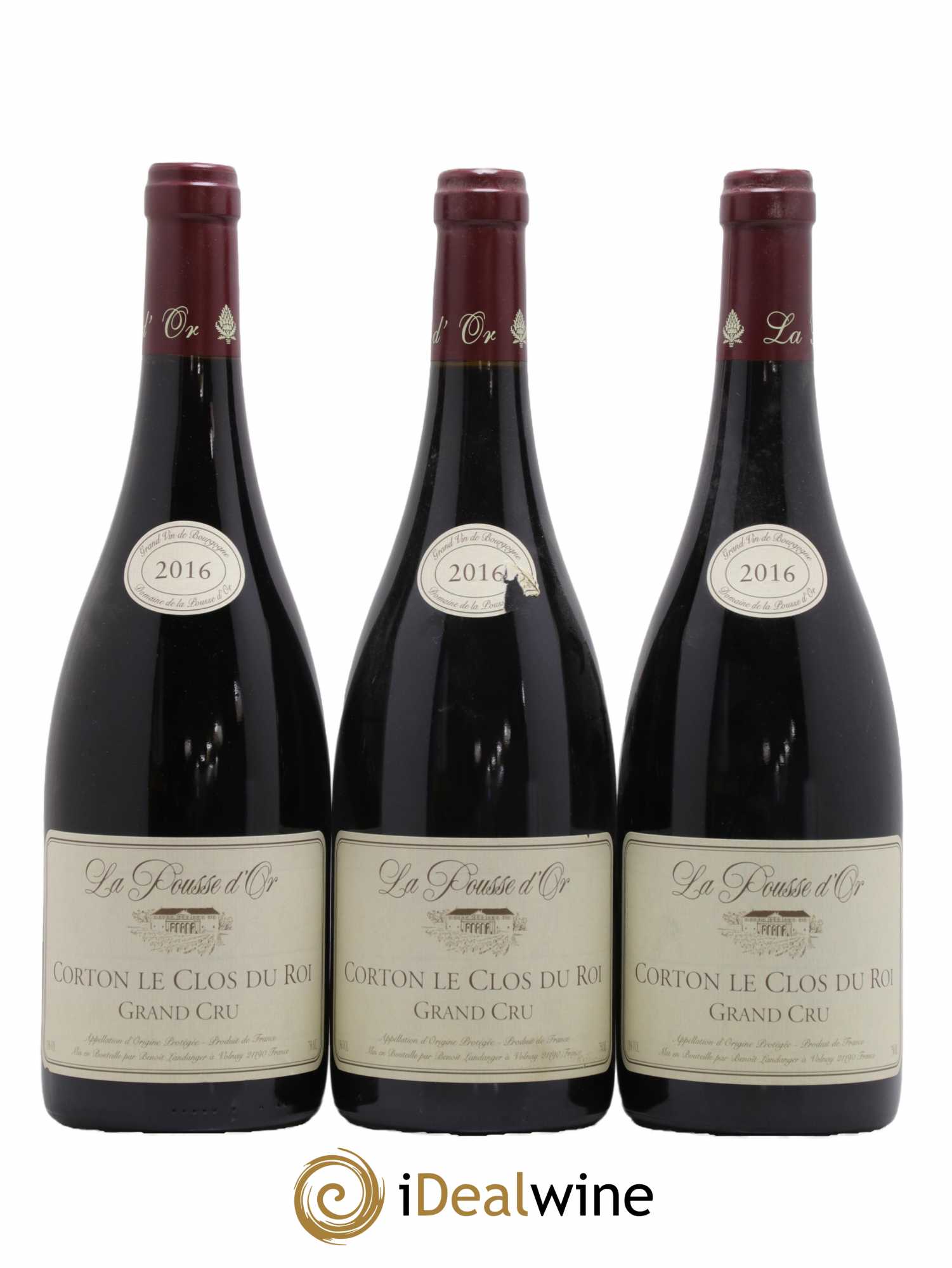Corton Grand Cru Clos du Roi La Pousse d'Or (Domaine de) 2016 - Lot de 3 bouteilles - 0