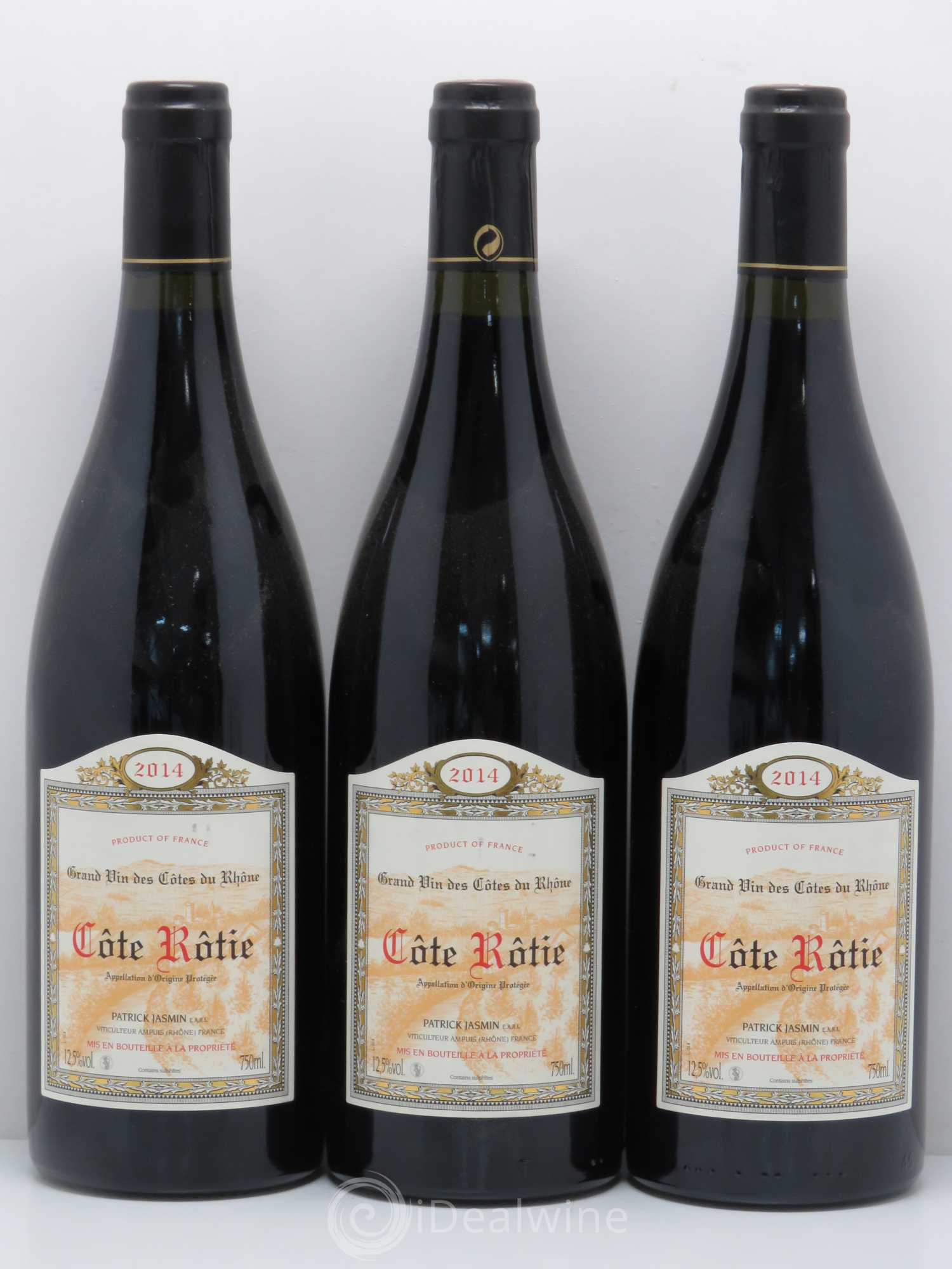 Côte-Rôtie Jasmin (Domaine) 2014 - Lot de 3 bouteilles - 0