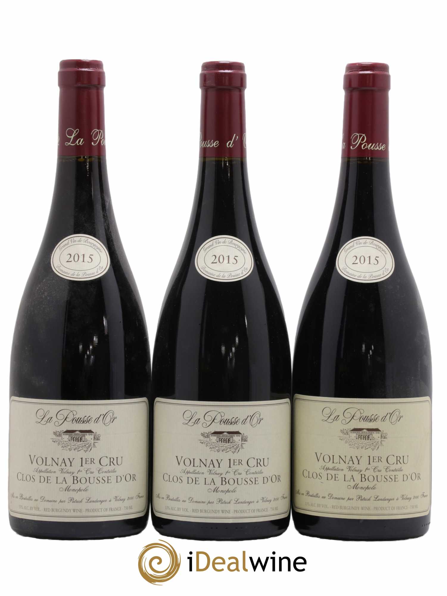 Volnay 1er Cru Clos de la Bousse d'Or La Pousse d'Or (Domaine de) 2015 - Lot de 3 bouteilles - 0