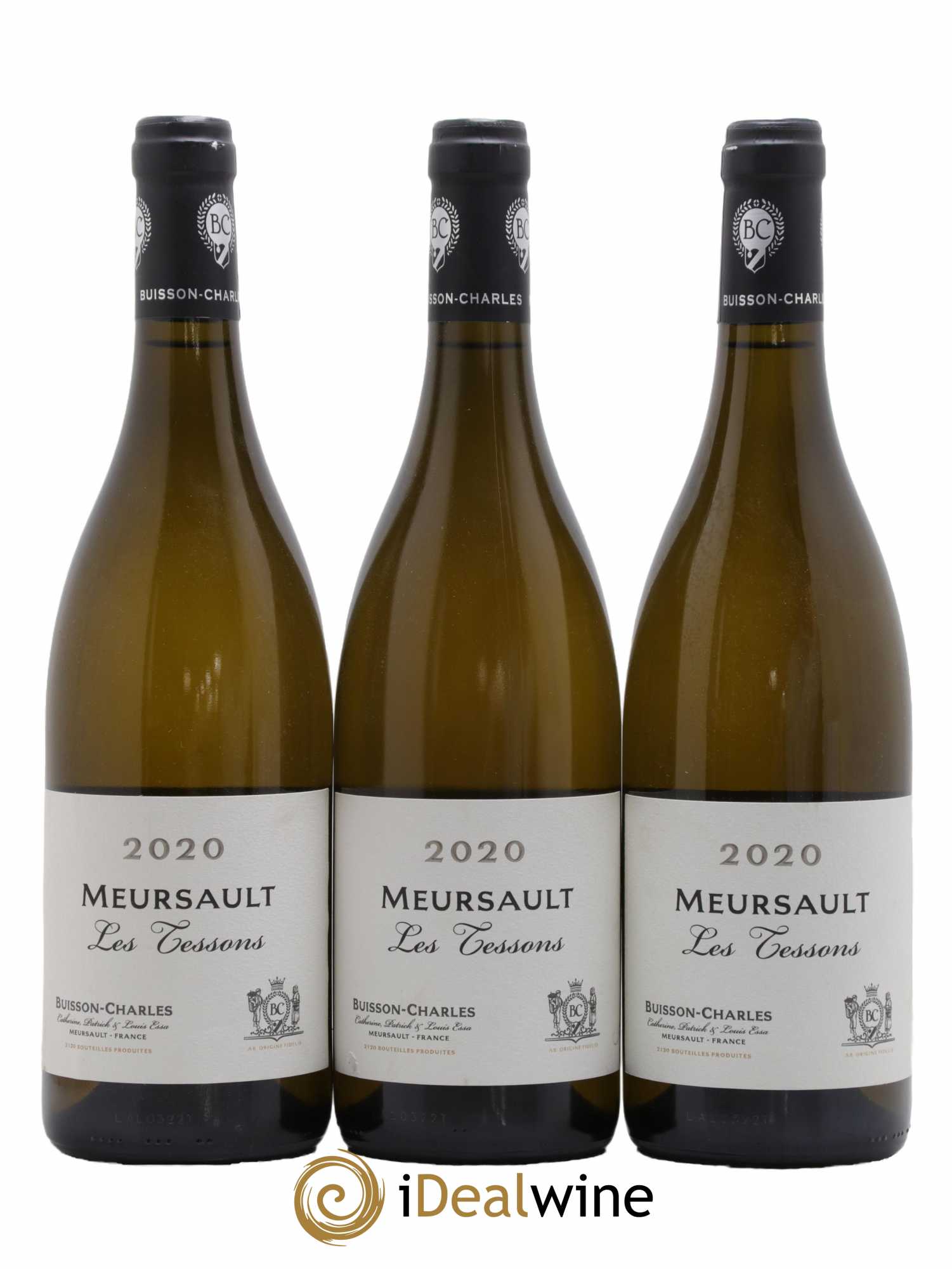 Meursault Les Tessons Buisson-Charles (Domaine) 2020 - Lot de 3 bouteilles - 0