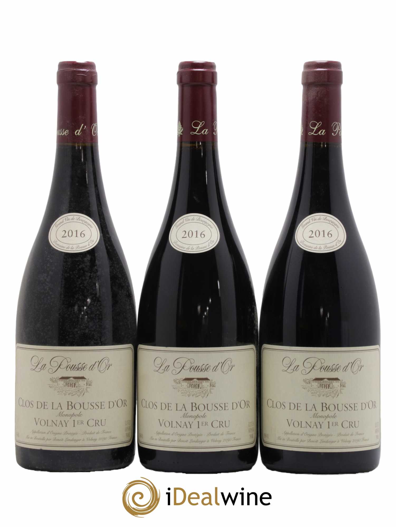 Volnay 1er Cru Clos de la Bousse d'Or La Pousse d'Or (Domaine de) 2016 - Lot de 3 bouteilles - 0