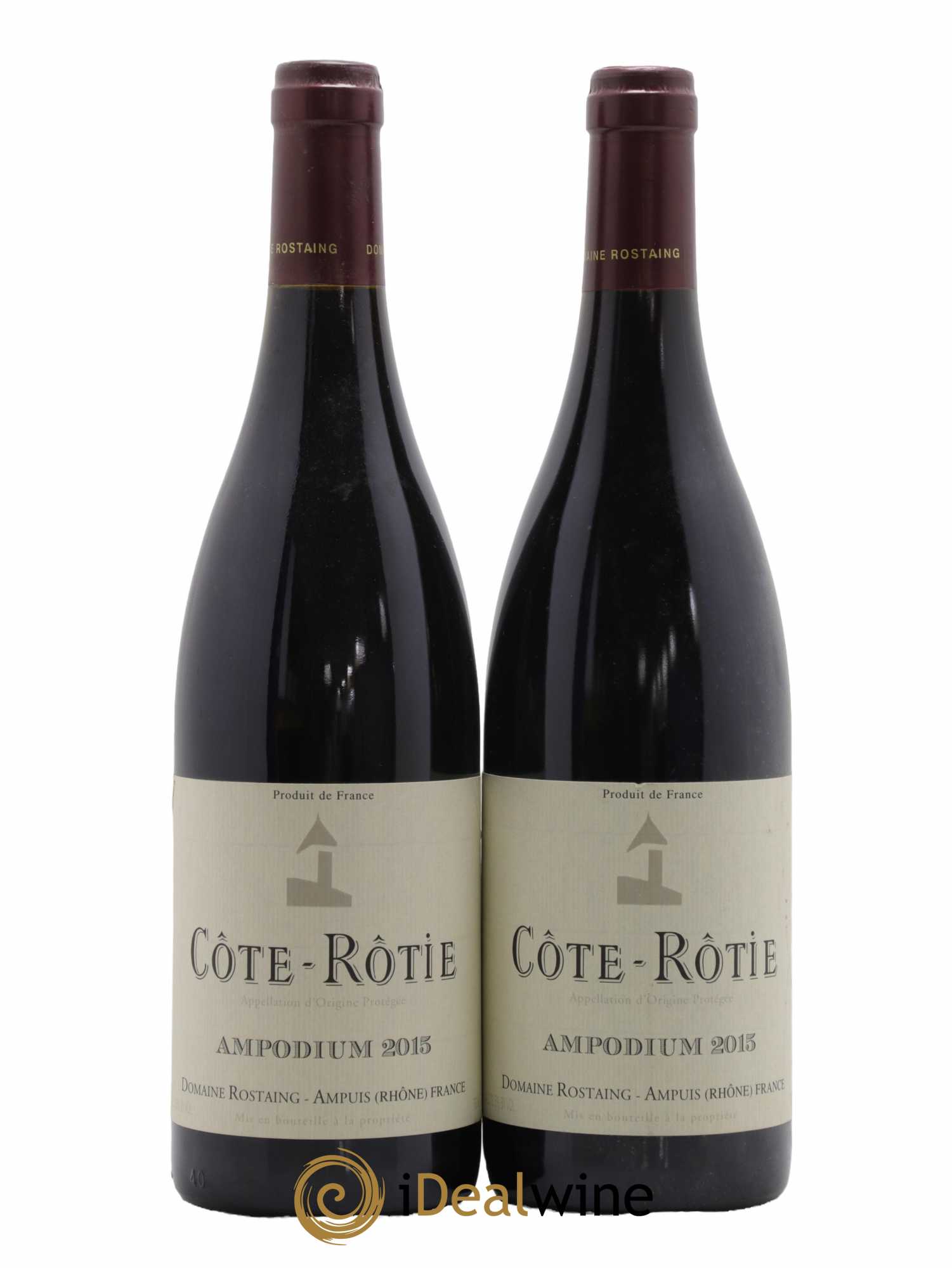 Côte-Rôtie Ampodium René Rostaing 2015 - Lot of 2 bottles - 0