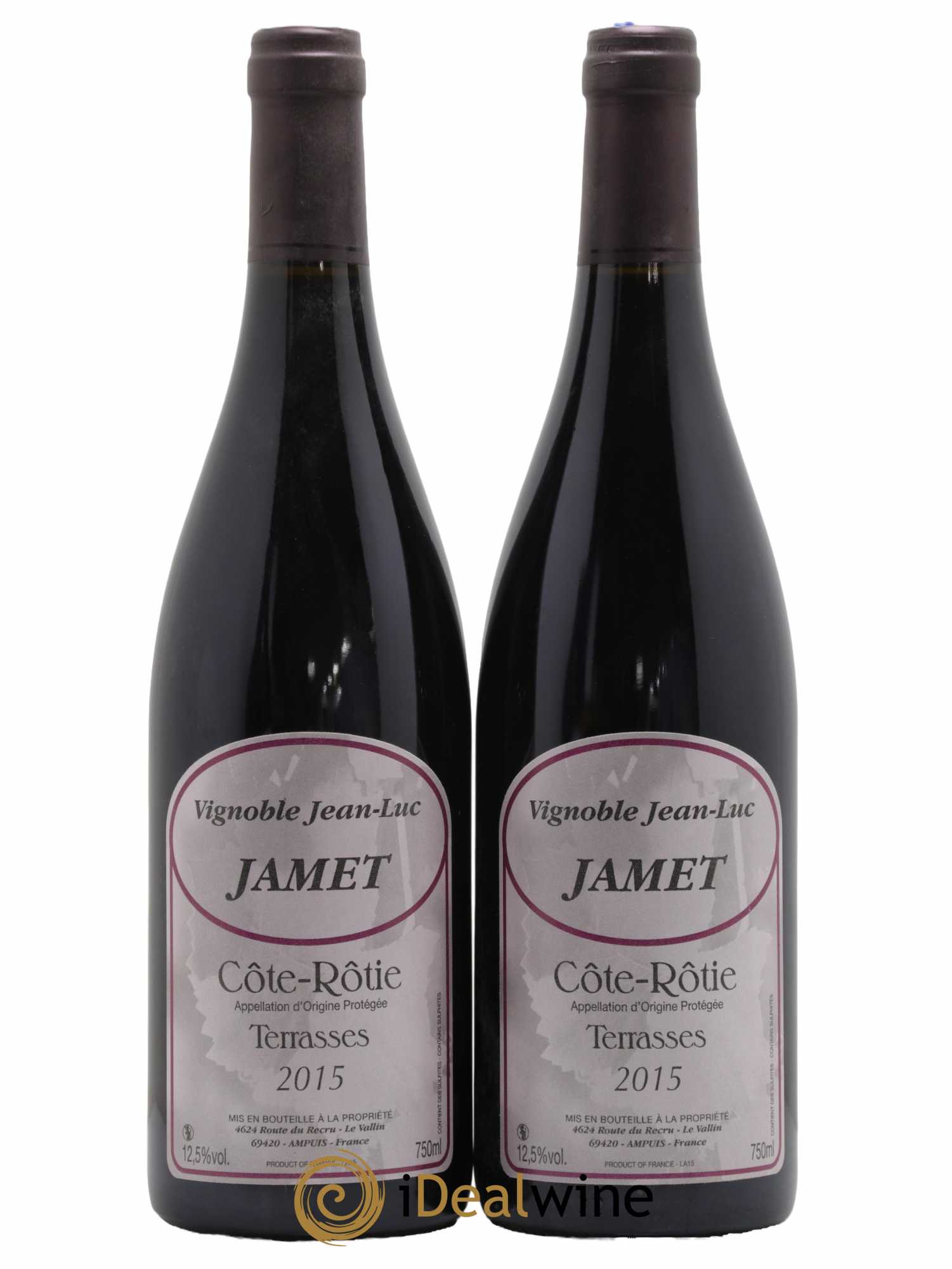 Côte-Rôtie Terrasses Jean-Luc Jamet (Domaine) 2015 - Lot de 2 bouteilles - 0