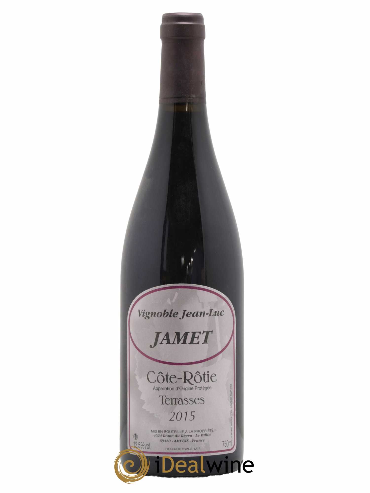 Côte-Rôtie Terrasses Jean-Luc Jamet (Domaine) 2015 - Lot de 1 bouteille - 0