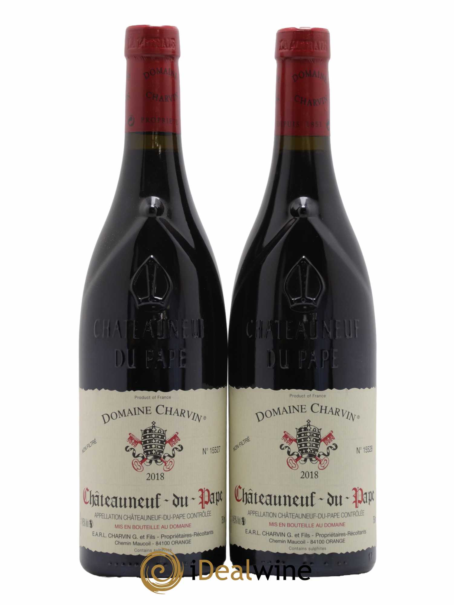 Châteauneuf-du-Pape Charvin (Domaine) 2018 - Lot de 2 bouteilles - 0