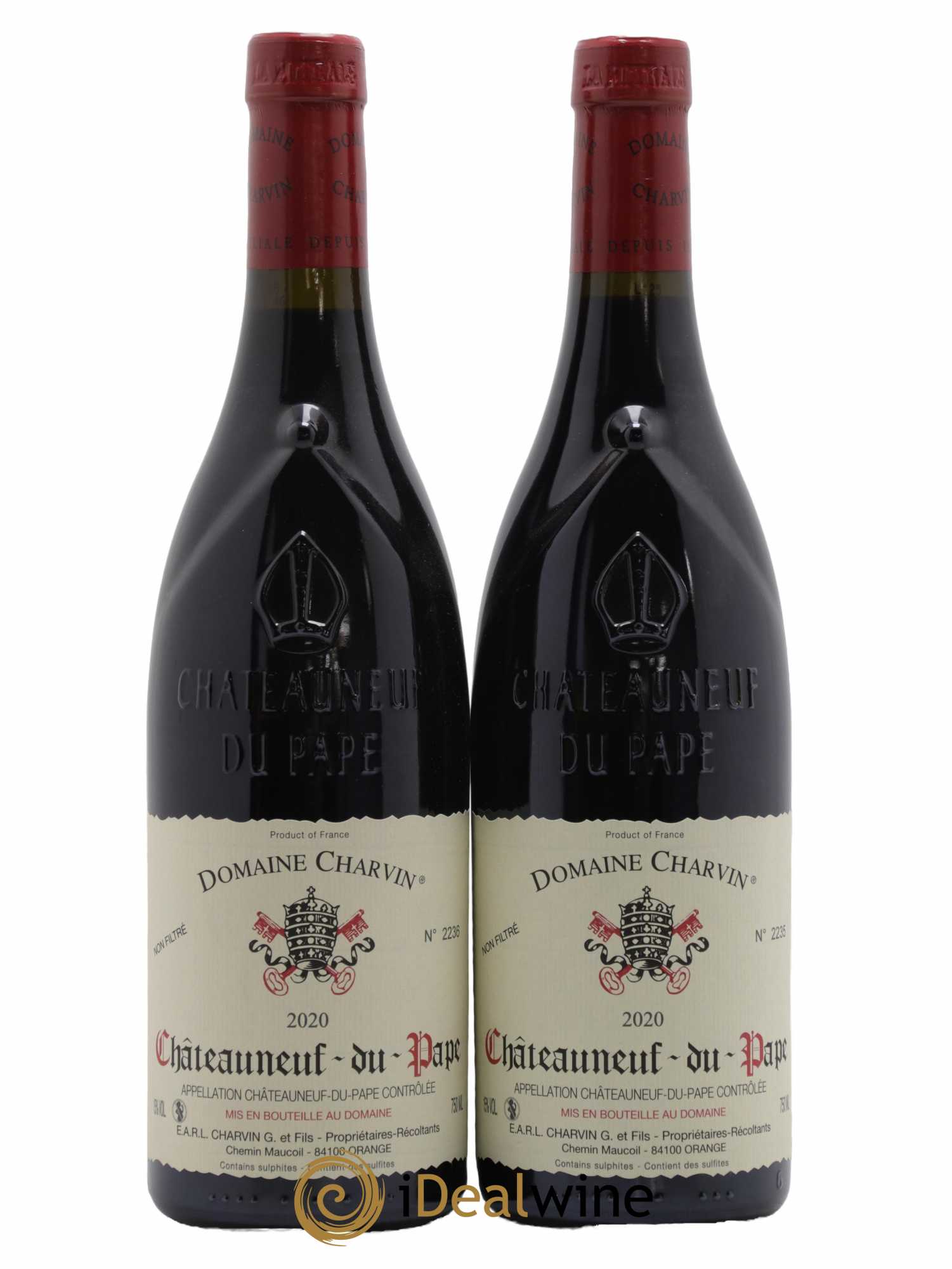 Châteauneuf-du-Pape Charvin (Domaine) 2020 - Lot de 2 bouteilles - 0