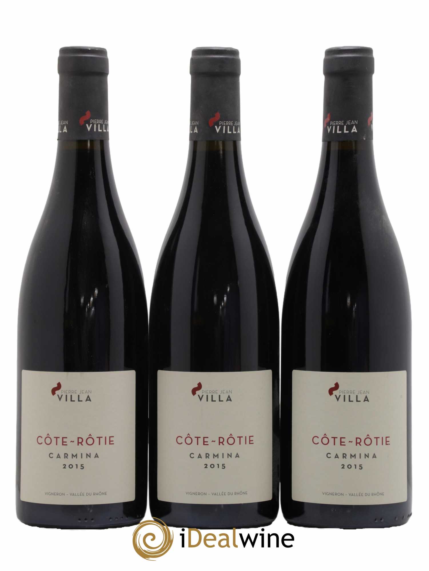 Côte-Rôtie Carmina Pierre-Jean Villa 2015 - Lot de 3 bouteilles - 0
