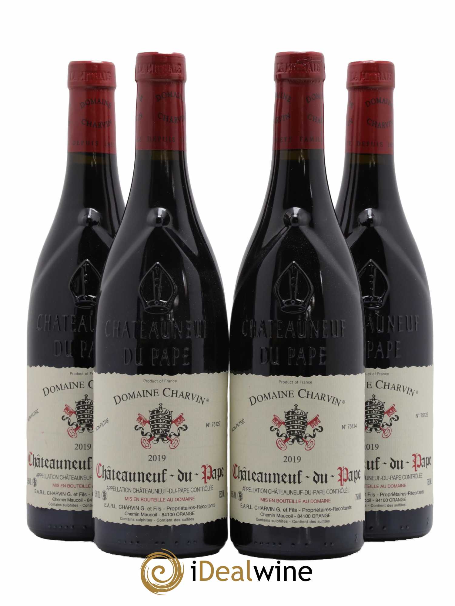 Châteauneuf-du-Pape Charvin (Domaine) 2019 - Lot de 4 bouteilles - 0