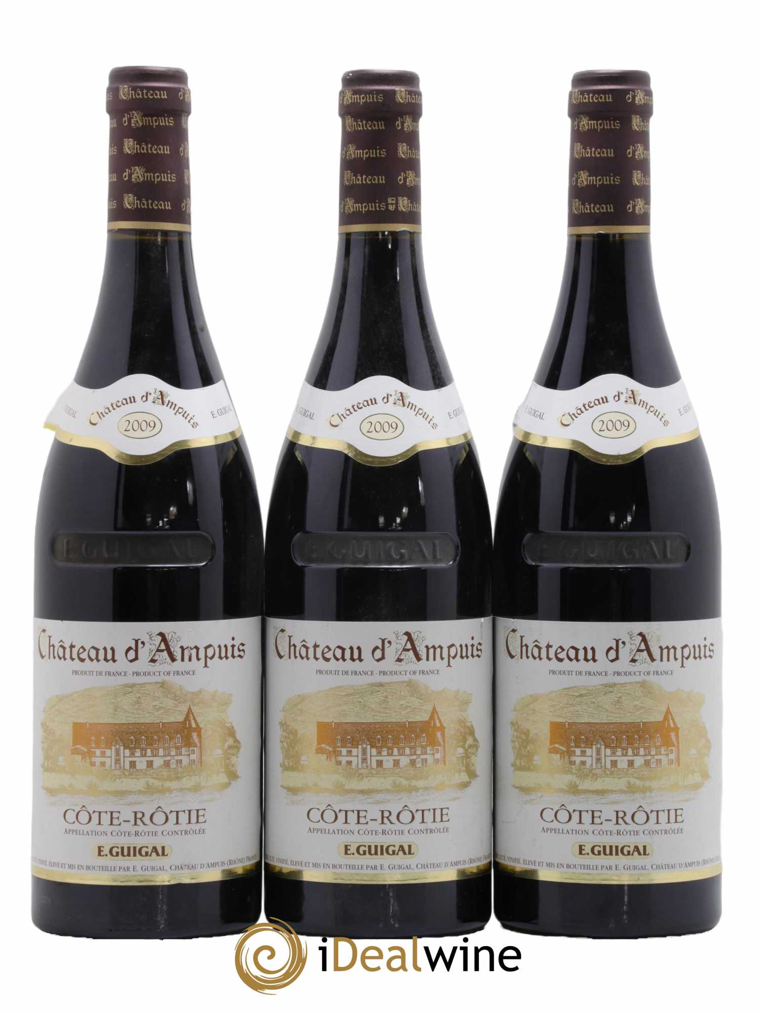 Côte-Rôtie Château d'Ampuis Guigal 2009 - Lot de 3 bouteilles - 0