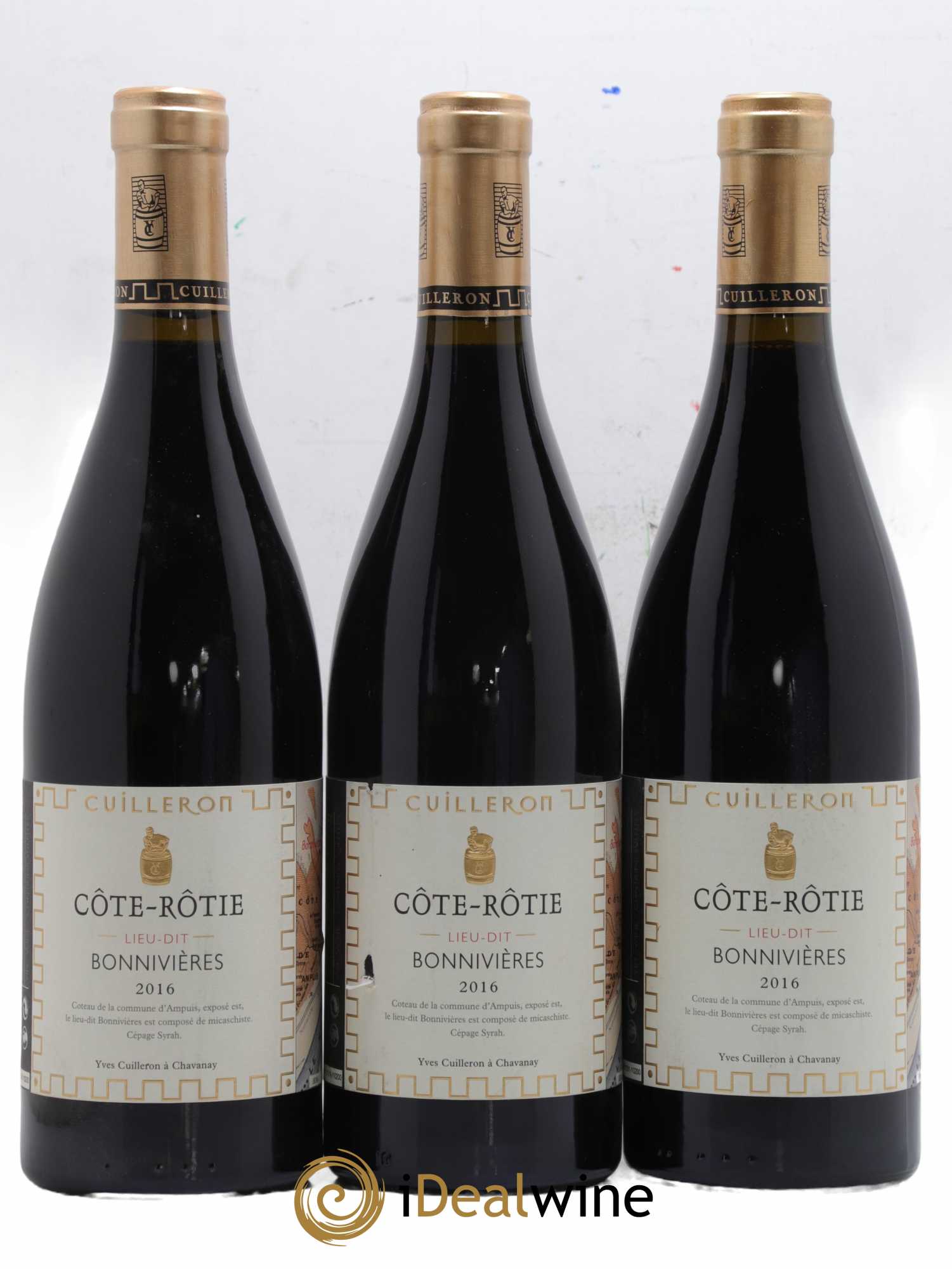 Côte-Rôtie Bonnivières Yves Cuilleron (Domaine) 2016 - Lot de 3 bouteilles - 0