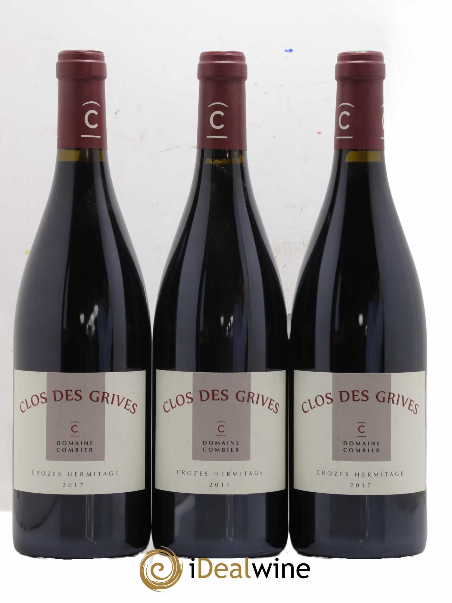 Crozes-Hermitage Clos des Grives Combier 2017 - Lot de 3 bouteilles - 0