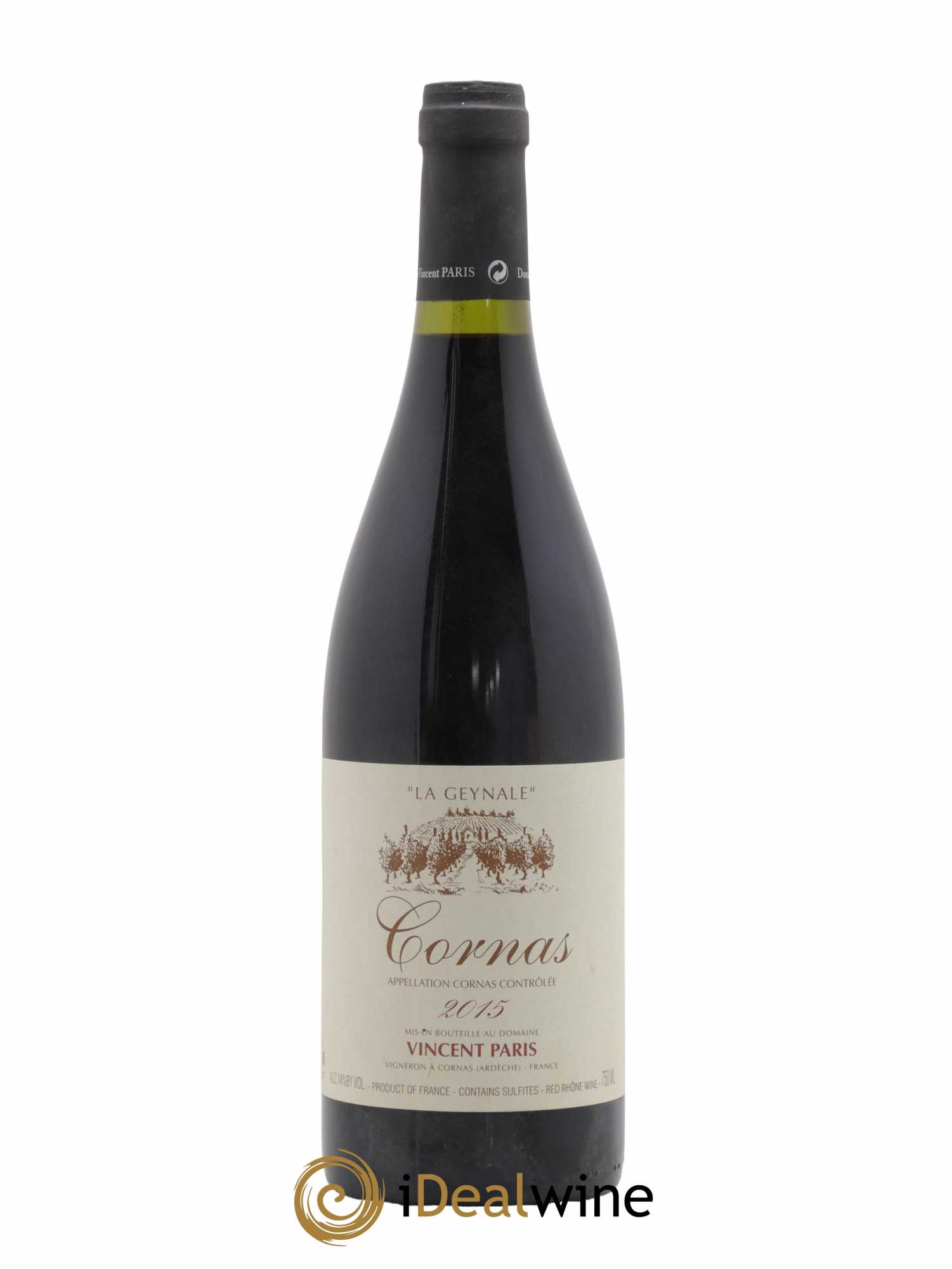 Cornas La Geynale Vincent Paris 2015 - Lot de 1 bouteille - 0