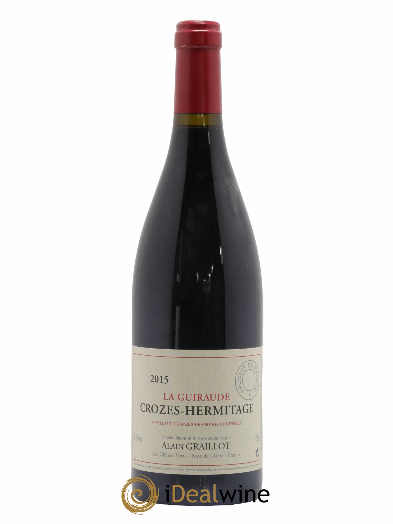 Crozes-Hermitage La Guiraude Domaine Graillot 2015 - Lot de 1 bouteille - 0