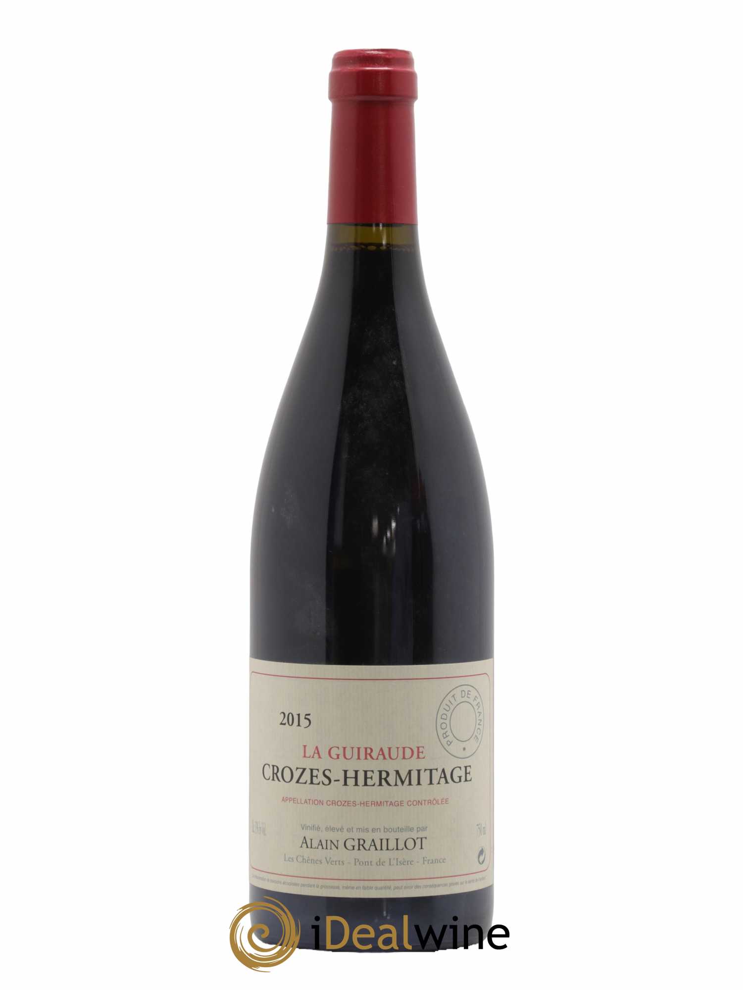 Crozes-Hermitage La Guiraude Domaine Graillot 2015 - Lot de 1 bouteille - 0