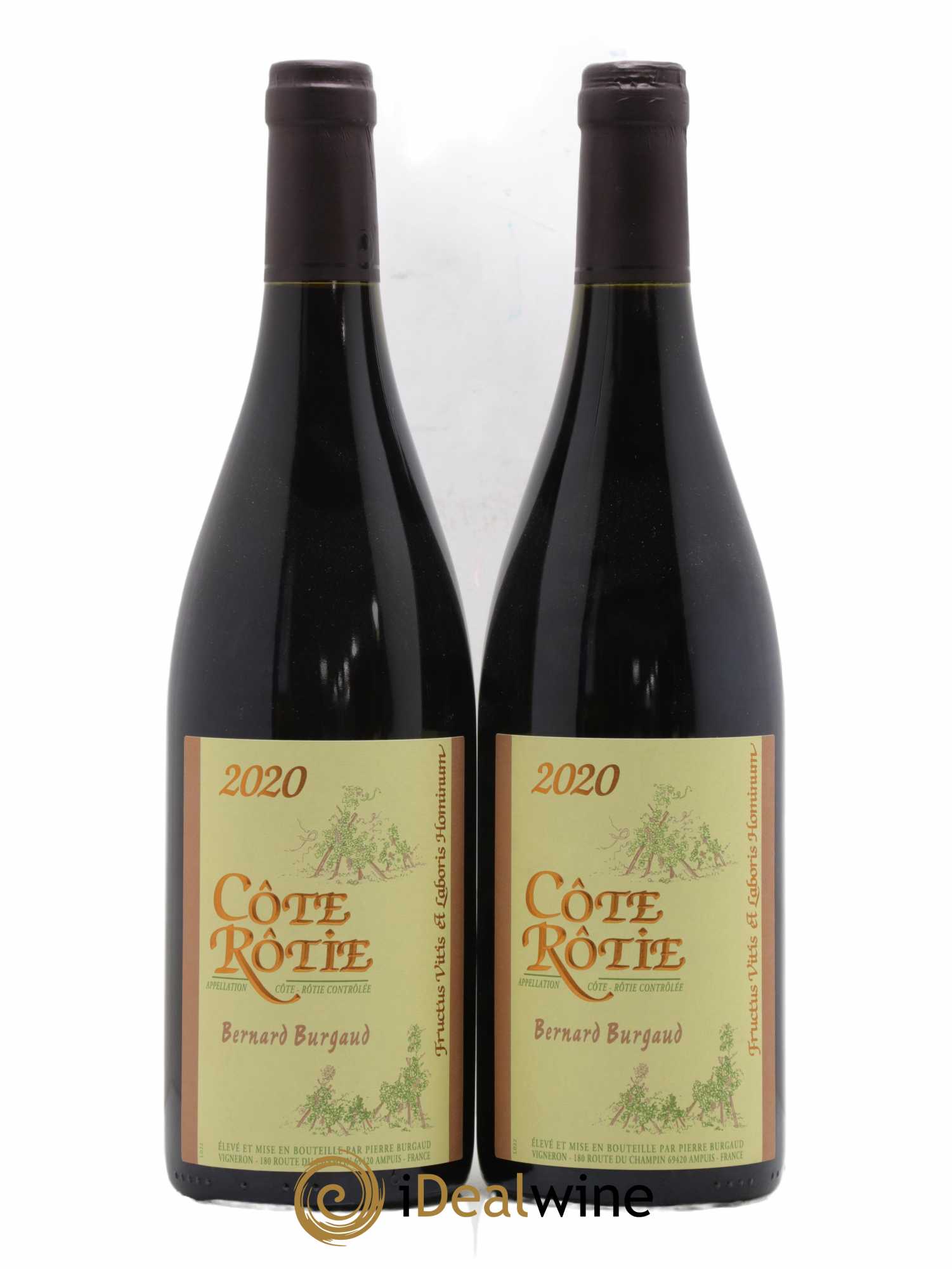 Côte-Rôtie Bernard Burgaud 2020 - Lot de 2 bouteilles - 0