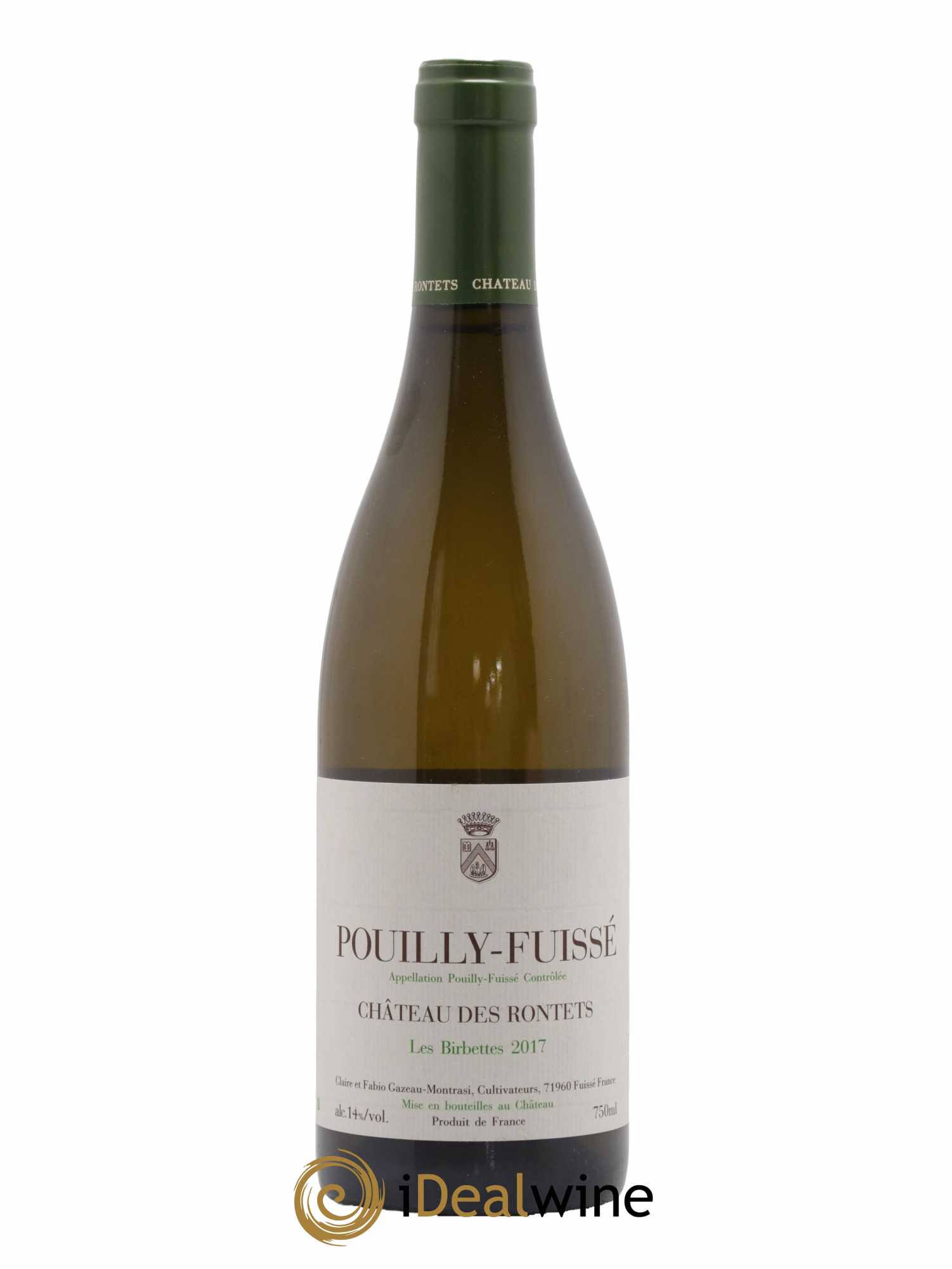 Pouilly-Fuissé Les Birbettes Château des Rontets 2017 - Lot de 1 bouteille - 0