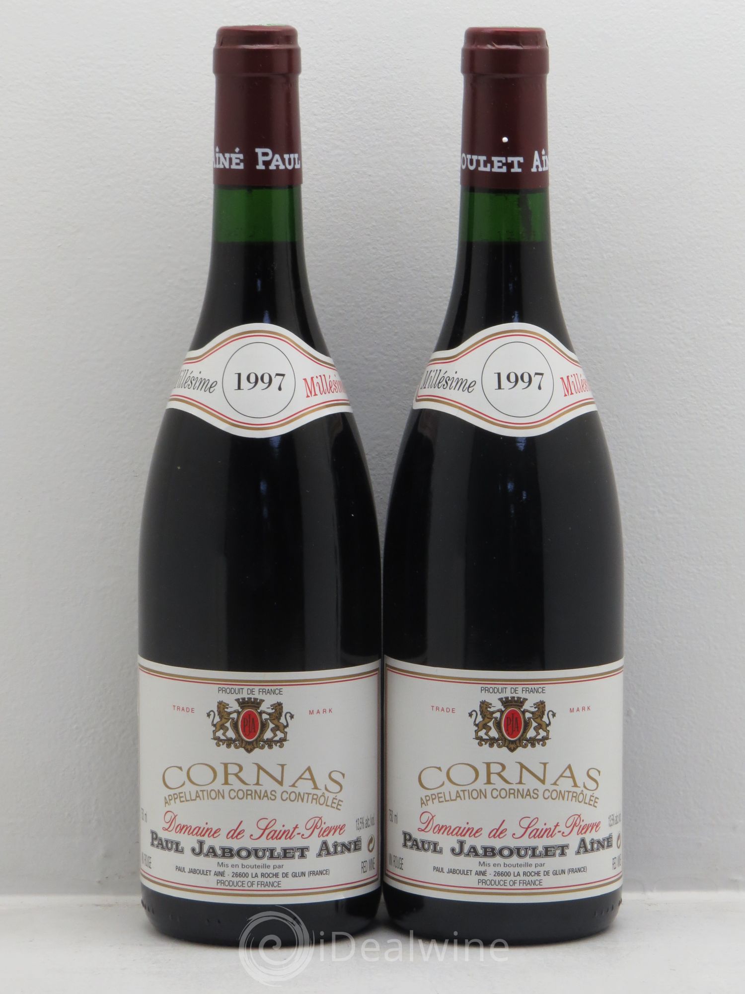 Cornas Paul Jaboulet Ainé Domaine De Saint Pierre 1997 - Posten von 2 Flaschen - 0