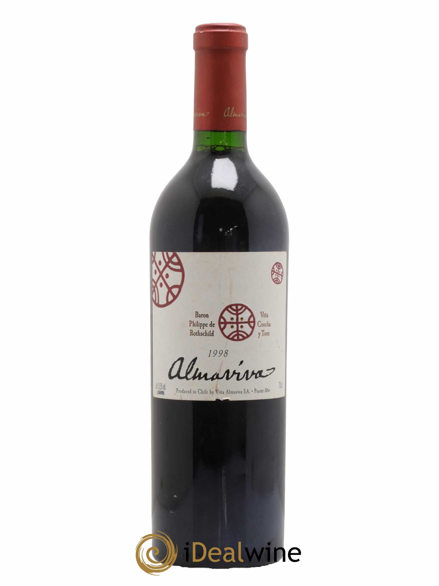 Chili Almaviva Baron P. de Rothschild Concha y Toro 1998 - Lot de 1 bouteille - 0