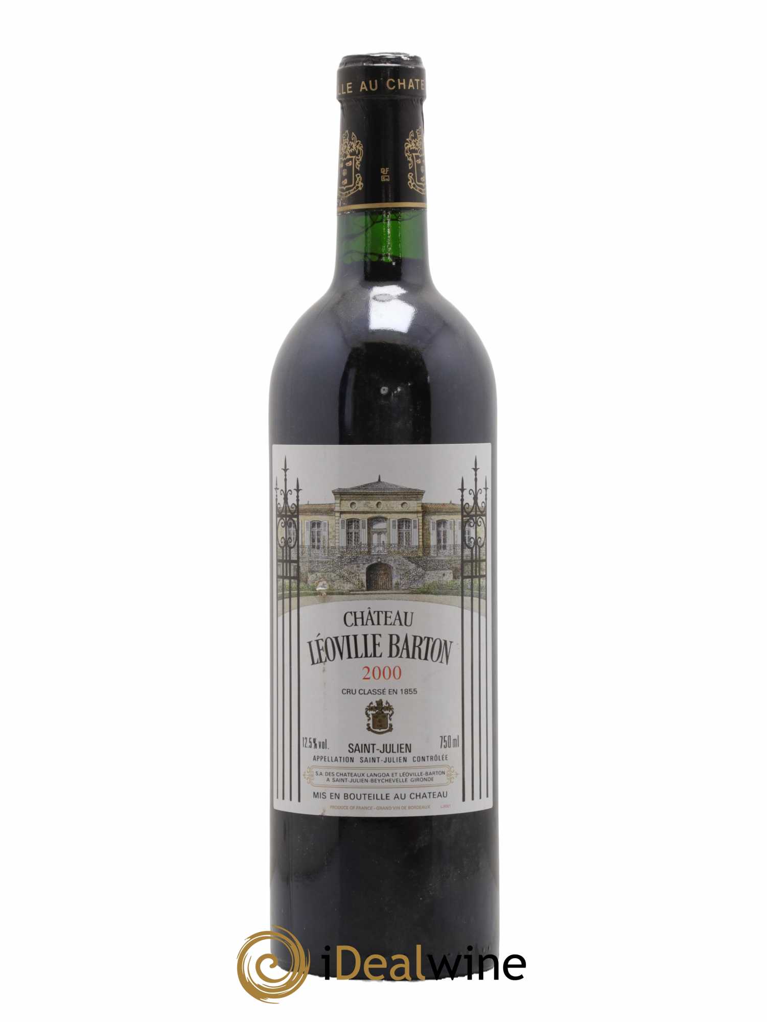 Château Léoville Barton 2ème Grand Cru Classé 2000 - Lot de 1 bouteille - 0