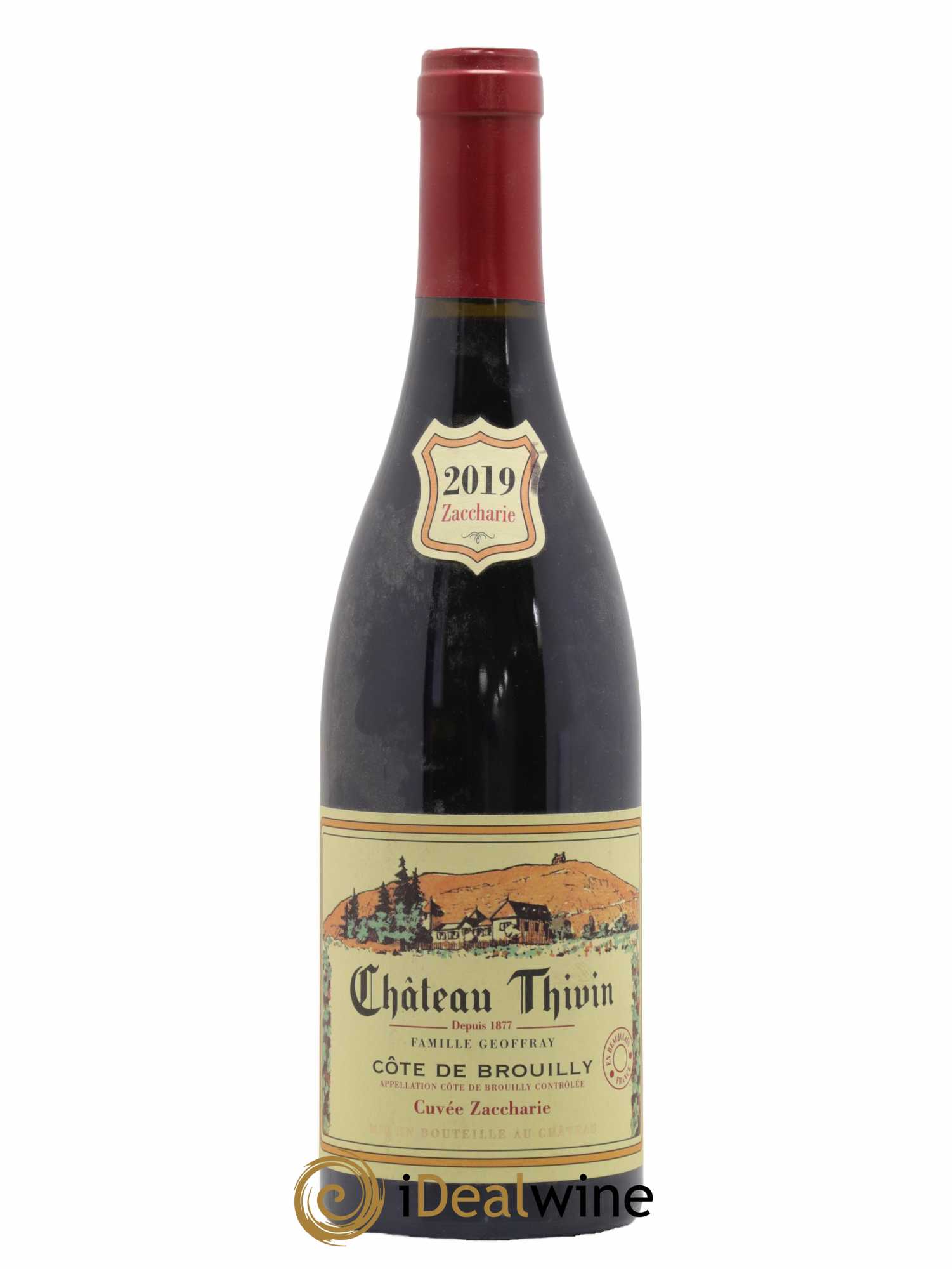 Côte de Brouilly Cuvée Zaccharie Château Thivin 2019 - Lot de 1 bouteille - 0