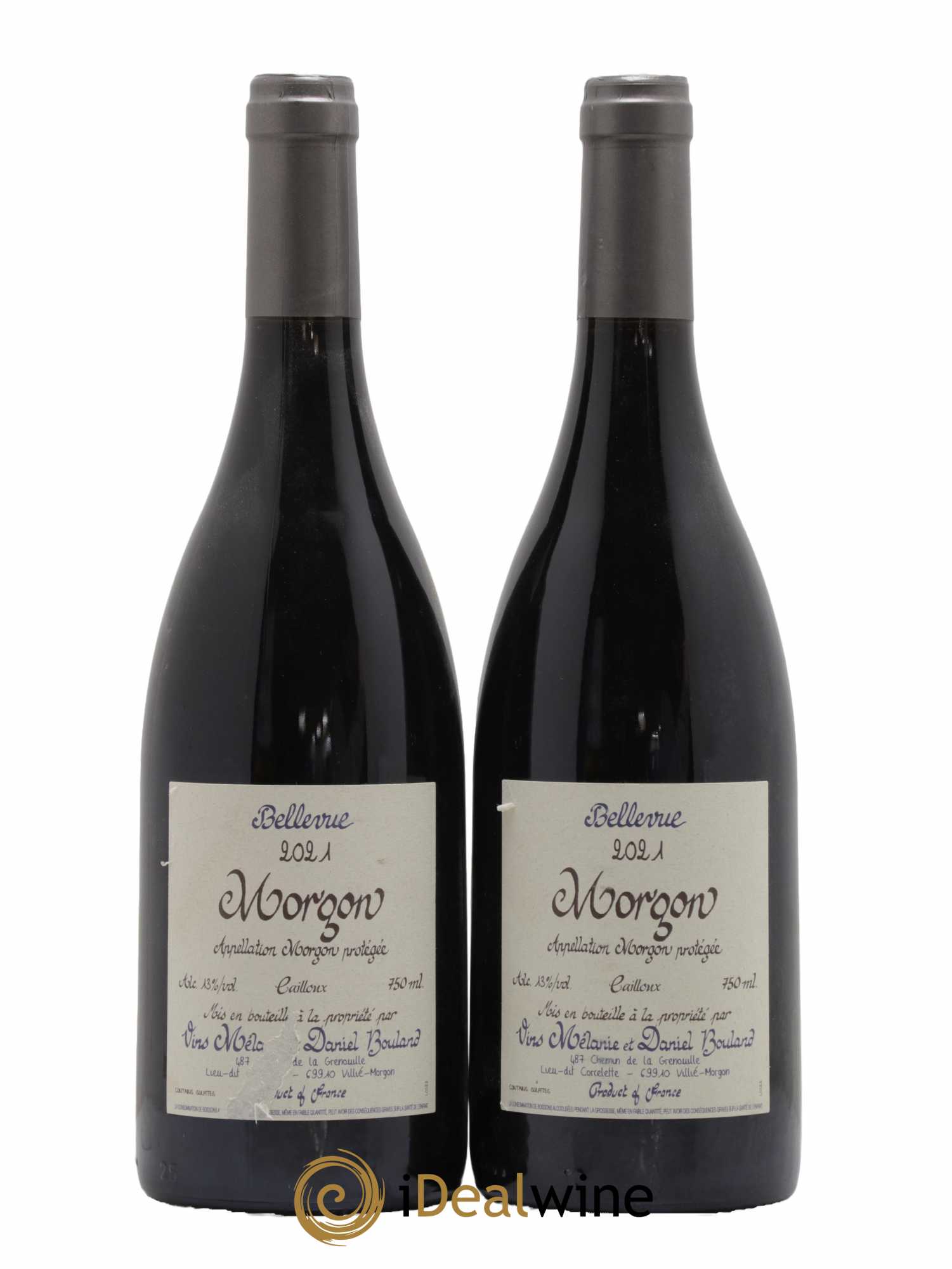 Morgon Bellevue Cailloux Daniel Bouland (Domaine) 2021 - Lot de 2 bouteilles - 0