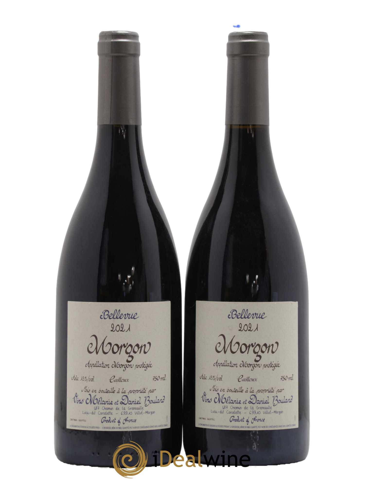 Morgon Bellevue Cailloux Daniel Bouland (Domaine) 2021 - Lot de 2 bouteilles - 0